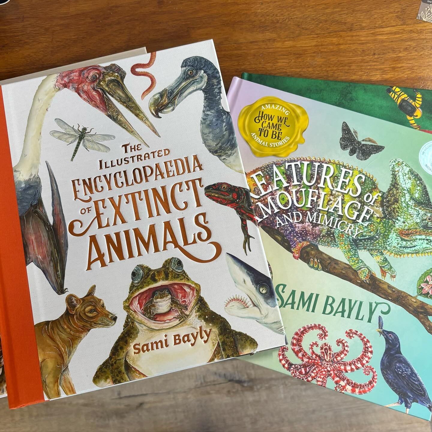 We now have four beautiful books from local artist and illustrator @samibayly in shop to keep little ones (or grown ups!) entertained while you wait