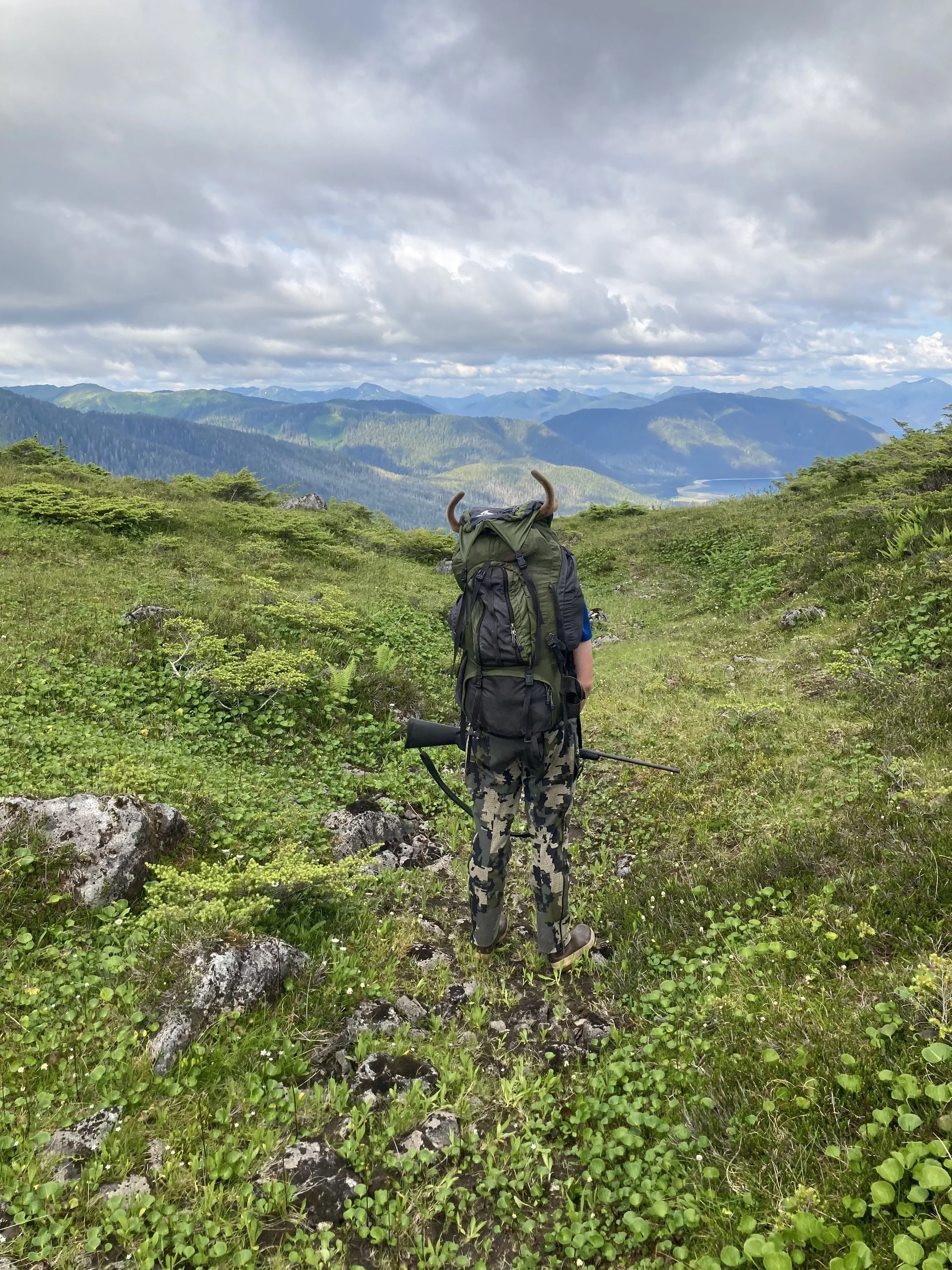 Mason with an August Velvet Sitka Blacktail Deer