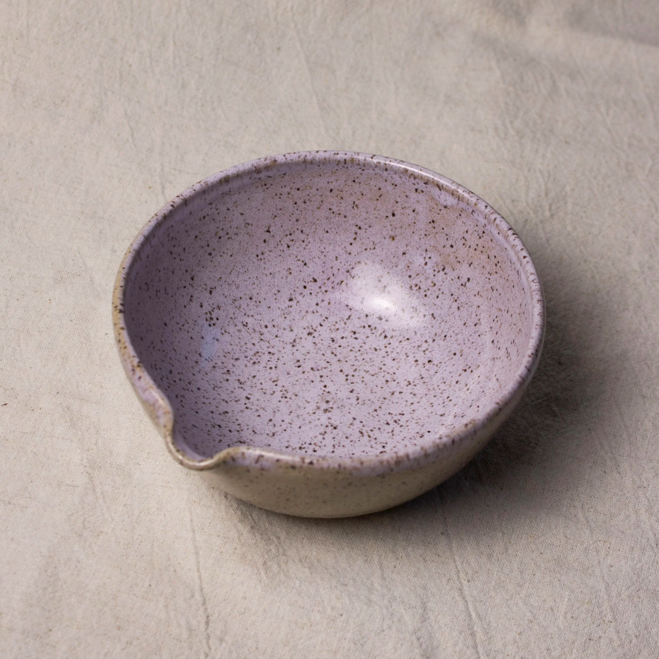 Ceramic Matcha Bowl with Spout, 12 oz, Handmade | Castor Ceramics