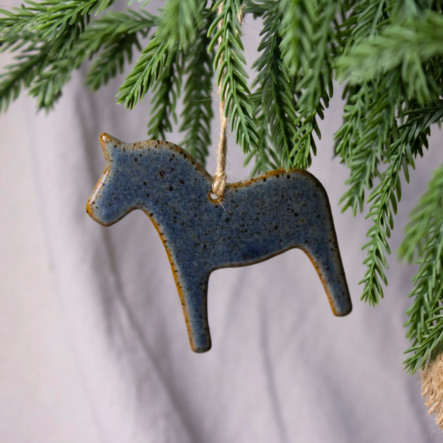 Pony Ornament | Handmade Ceramic Horse Ornament | Castor Ceramics