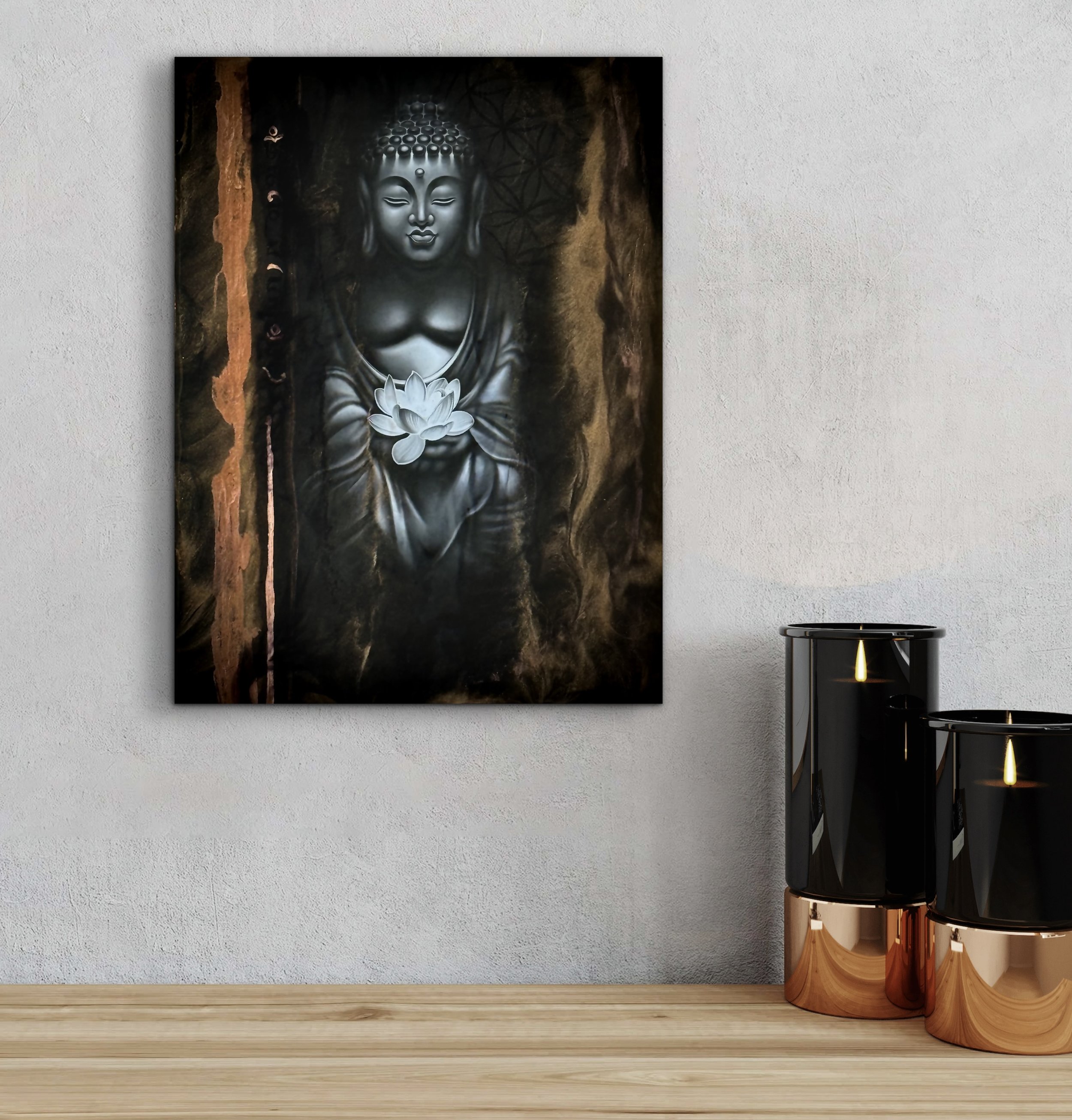 Lotus Continuum, Visual Resonance Fine art print
