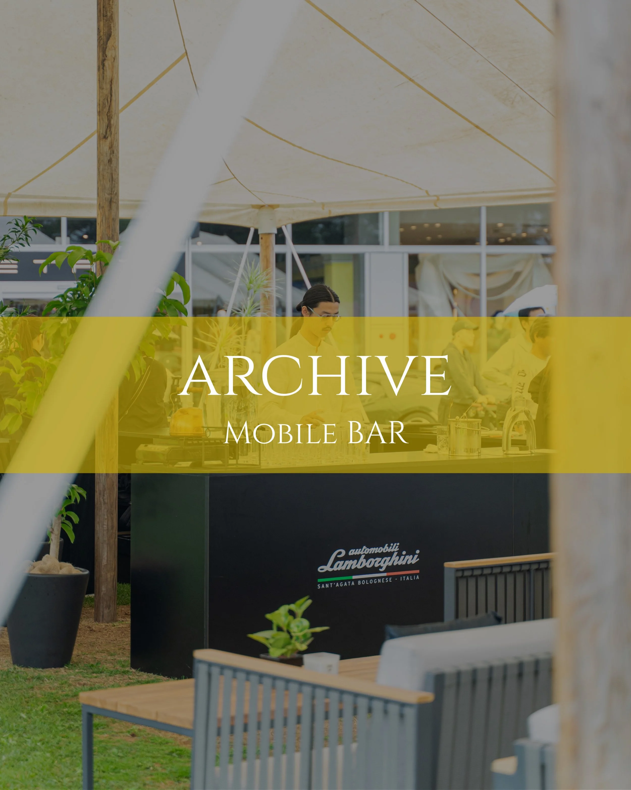ARCHIVE｜MOBILE BAR

2026年9月、軽井沢・プリンスショッピングプラザで開催された
KARUIZAWA MOTOR GATHERING 2026。
「Heritage to Future」をテーマに、最新のモデルから時代を超えて愛されるクルマまでが軽井沢に集う、モビリティの文化を楽しむ2日間。
軽井沢モーターギャザリング

今回はAutomobili Lamborghini Japan様 @lamborghini_jpn よりご依頼いただき、
ご来場のお客様へドリンクをご提供