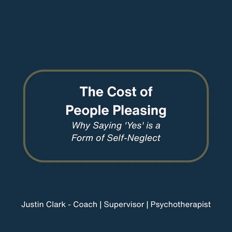 The Cost of People Pleasing: Why Saying 'Yes' is a Form of Self-Neglect