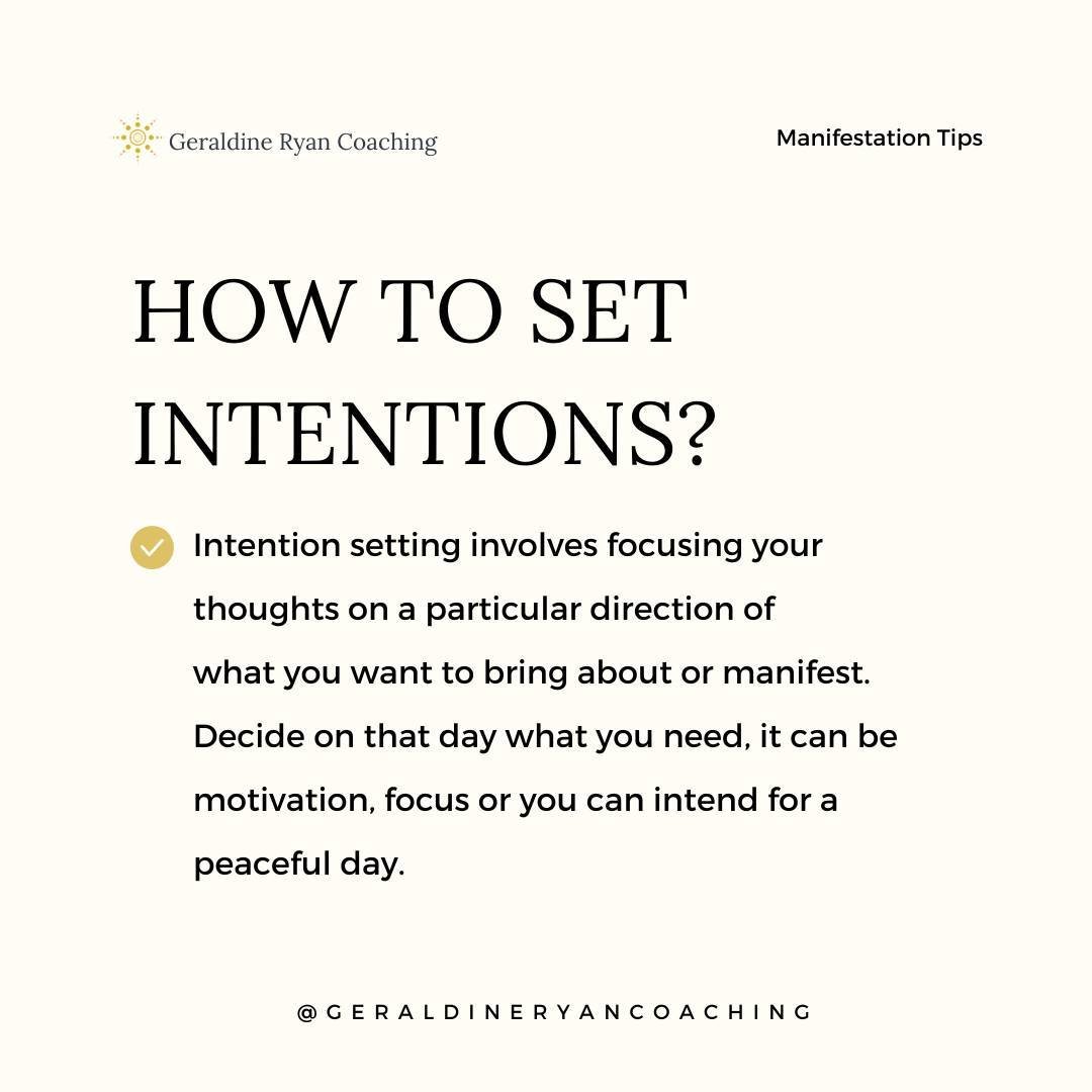 How to set intentions the right way!⁠
⁠
#intentions #settingintentions #manifestation #futuregoals #lifecoach #lifecoachingireland⁠