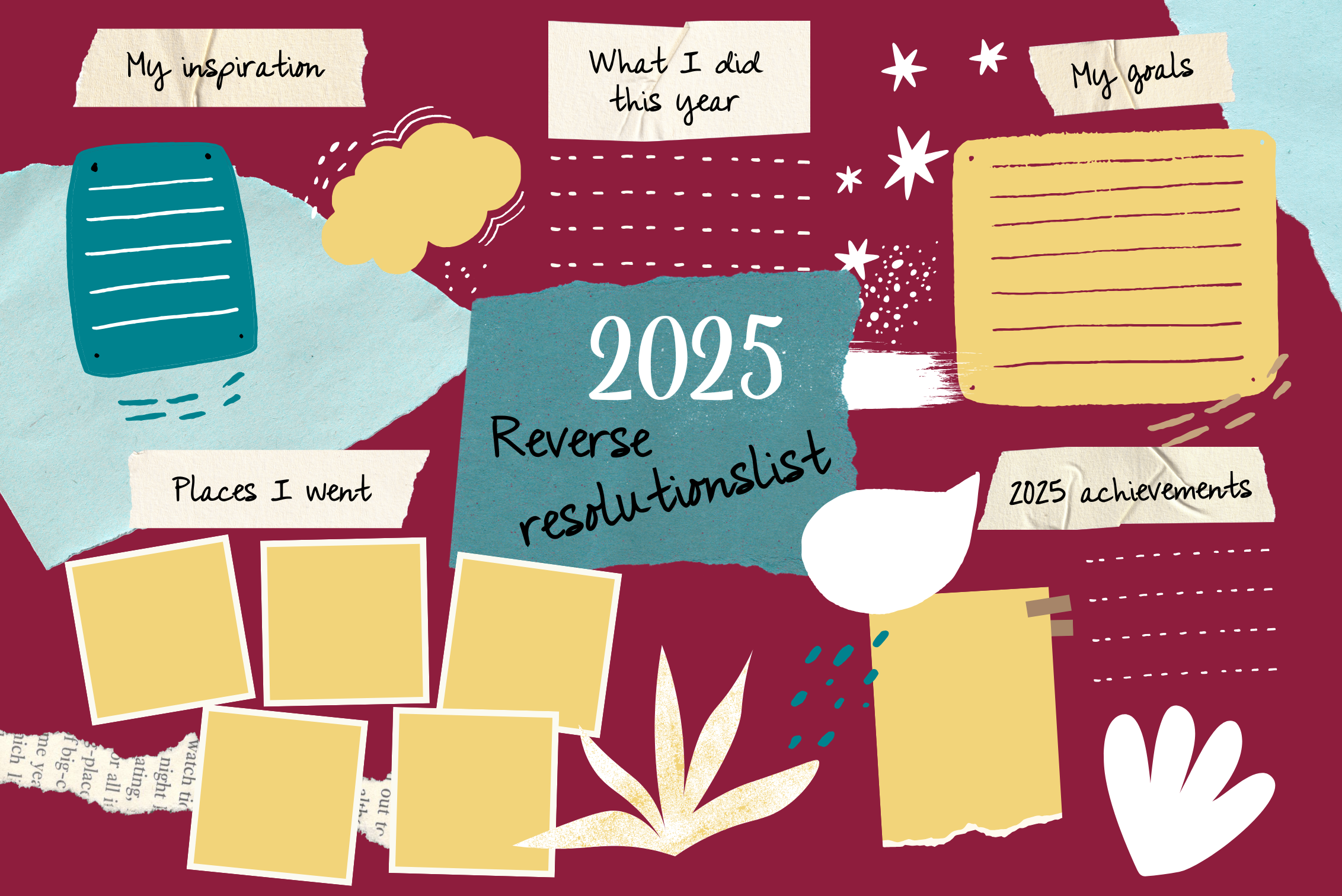 The Reverse Resolution List: A Better Way to Reflect on Your Year