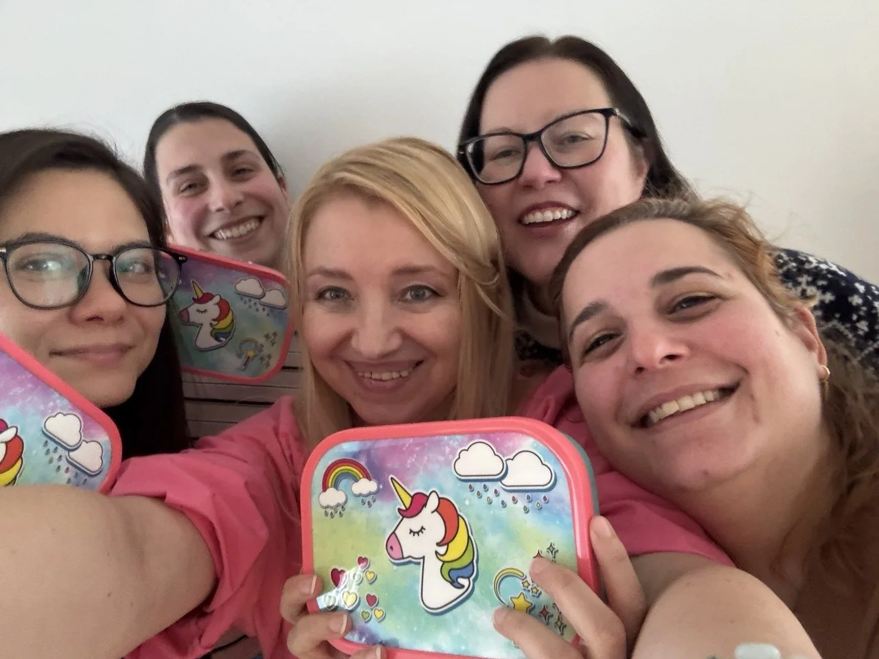 Newsletter team who met through Career Club