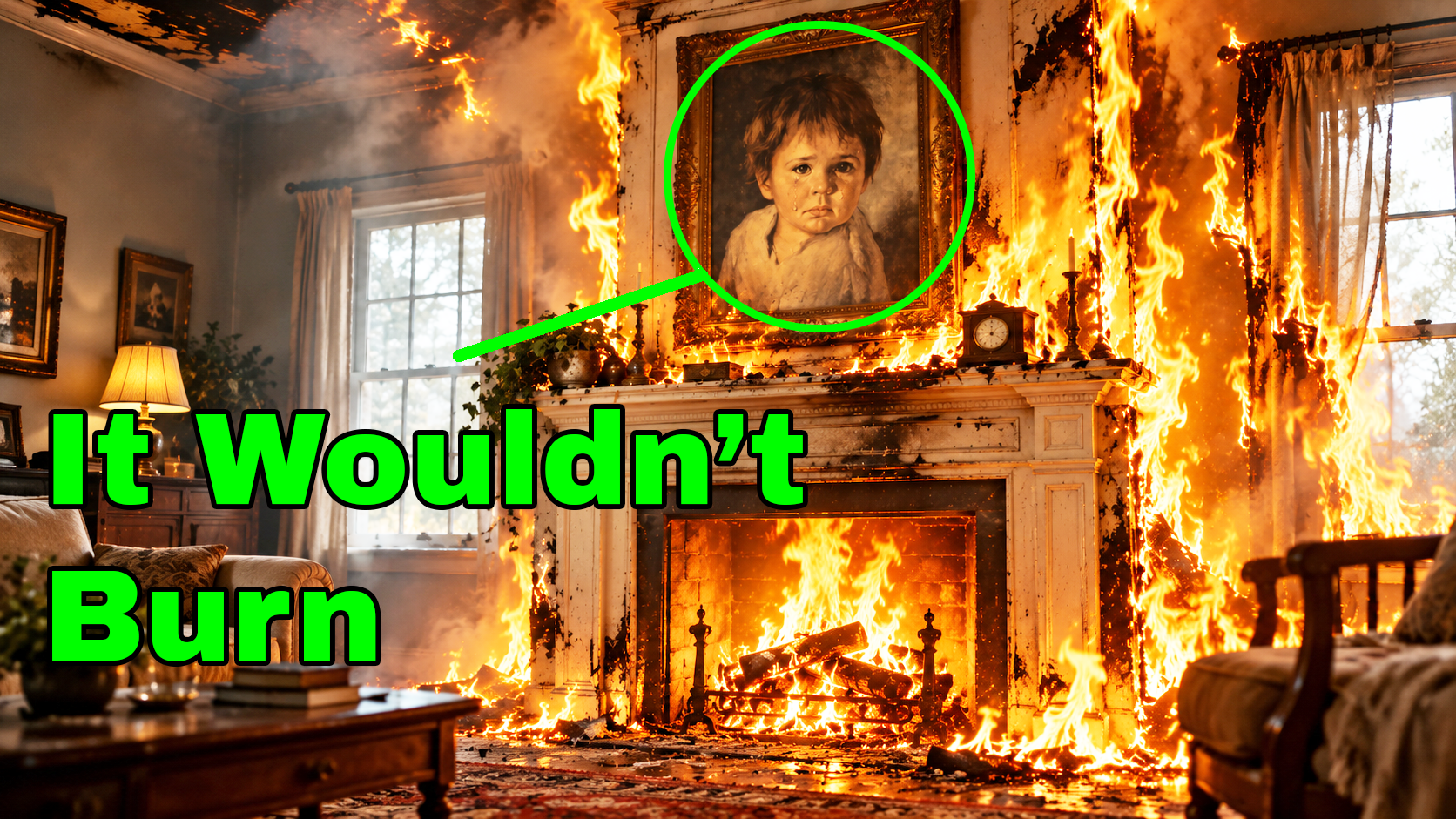 The Crying Boy Painting: The Curse That Survived the Flames
