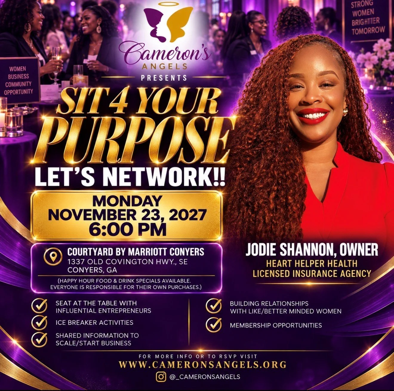 SIT 4 YOUR PURPOSE - NOVEMBER 23, 2026
