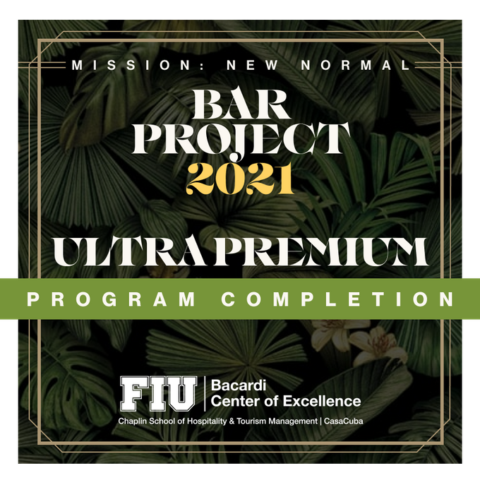 Bar project 2021 program program completion badge.	