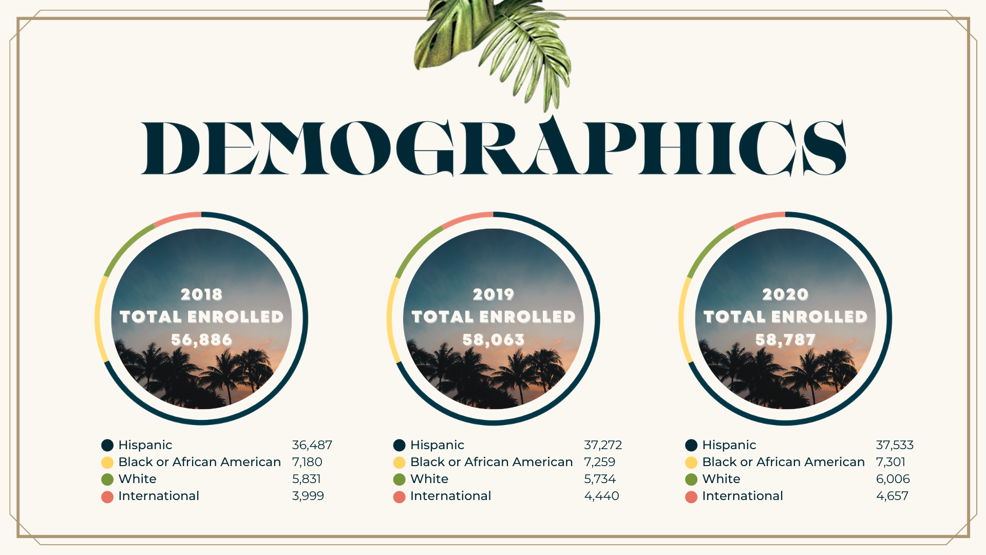 Bar project 2021 program demographics.	