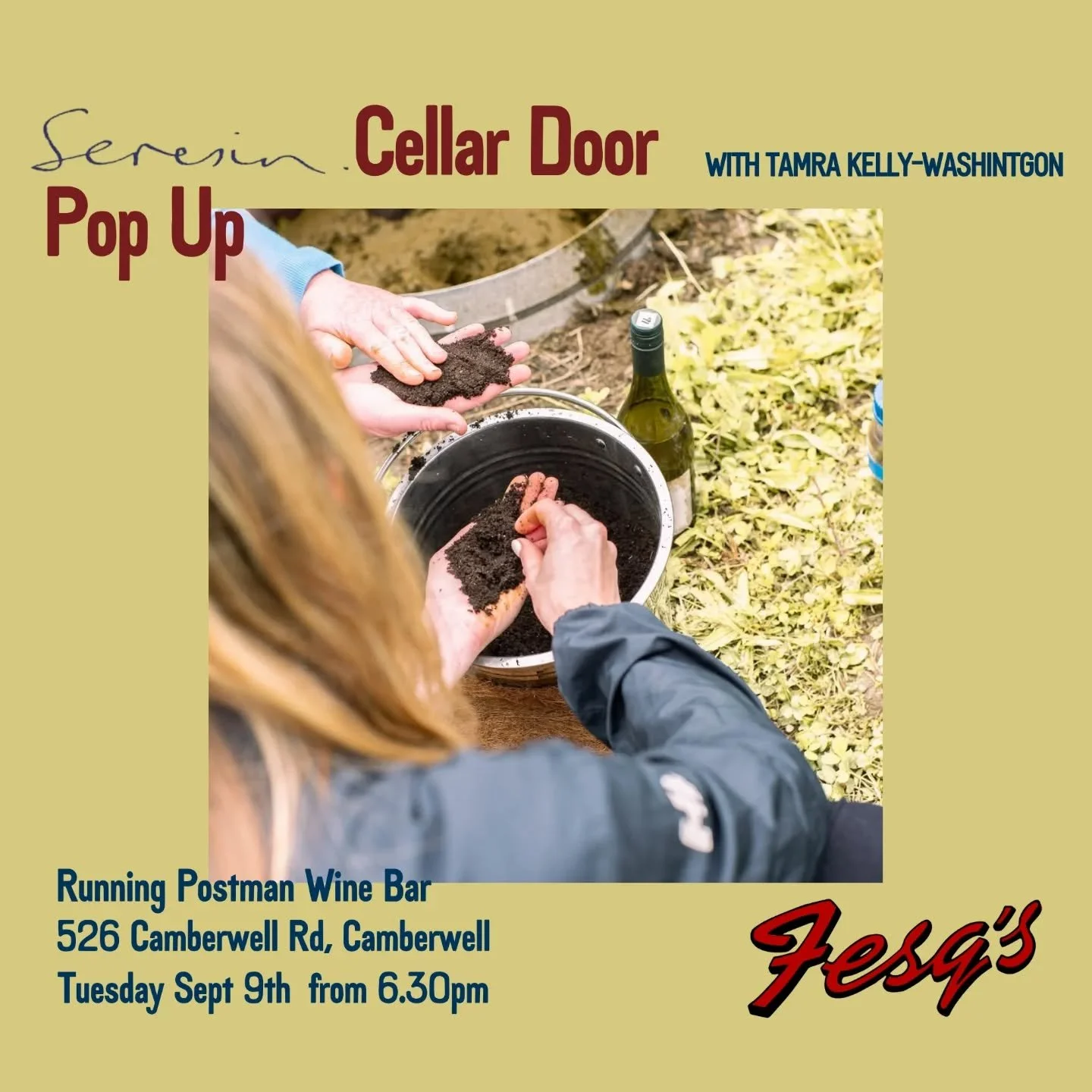 ⚠️ 📢 🚨 This Tuesday 9th ... 

.. Pop In
.. Say Hi
.. Taste some Wine 🍷 

@fesqco