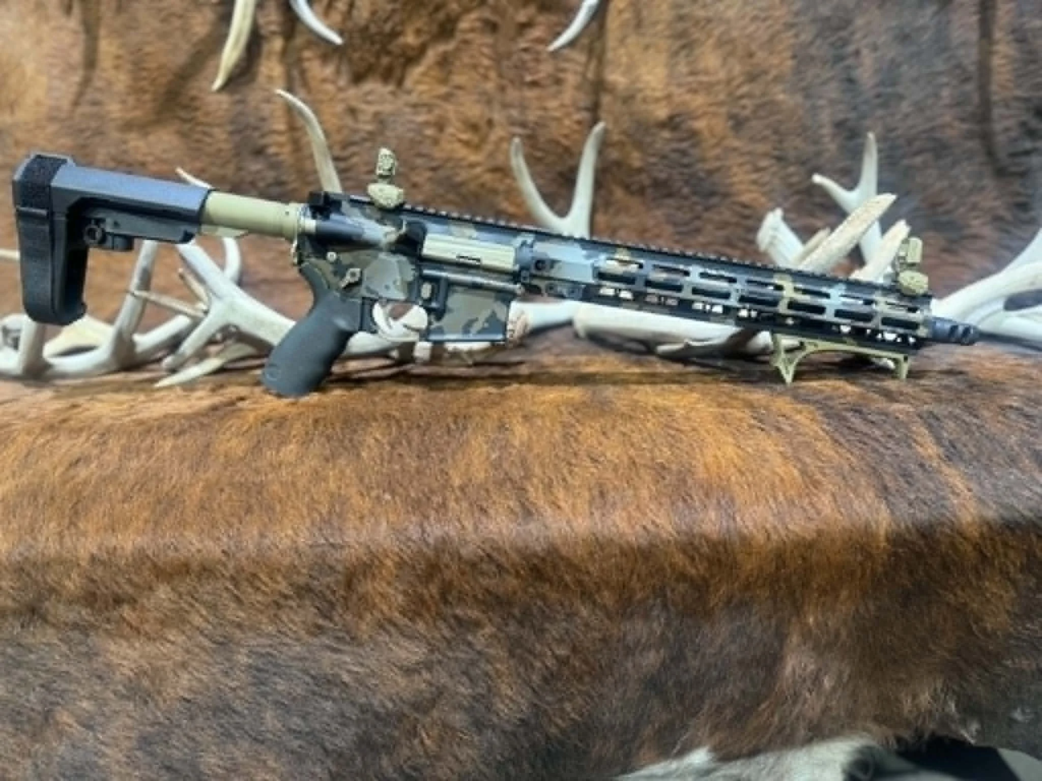 Giselling AR Pistol Build 5.56 in Desert Guard