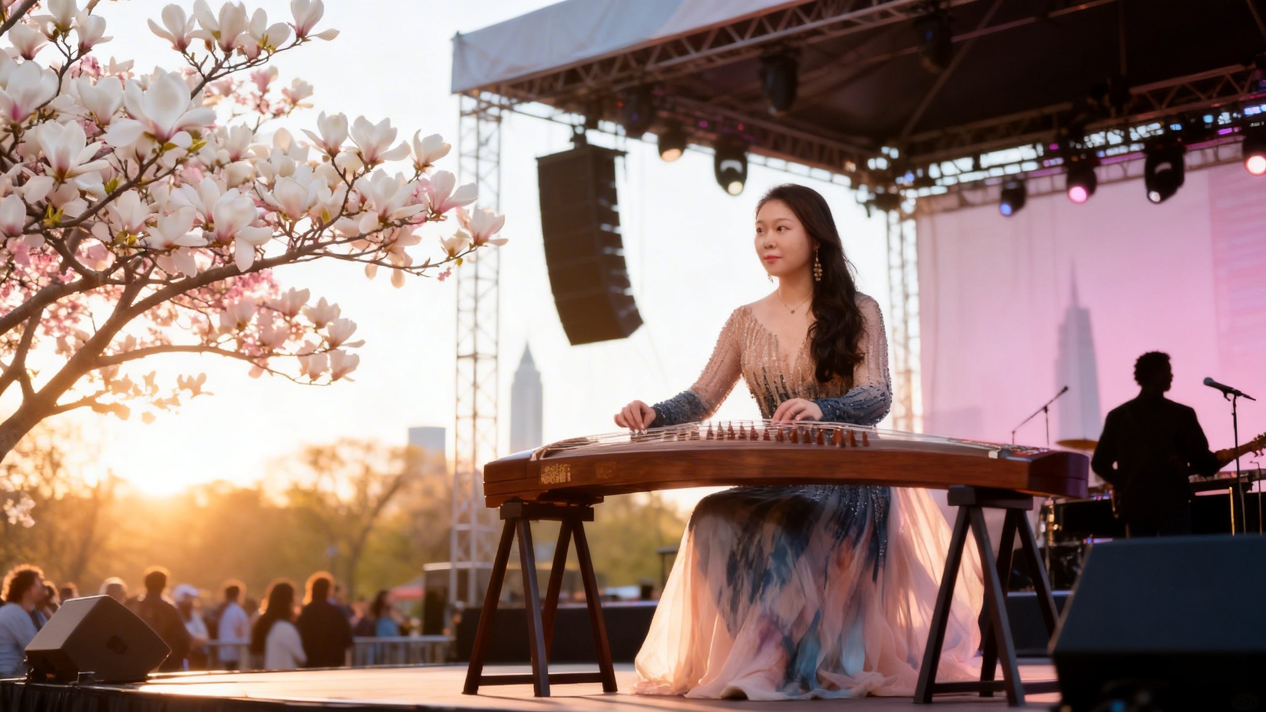 Yao Lu &amp; Magic Eastern Ensemble Performing at Atlanta Dogwood Festival