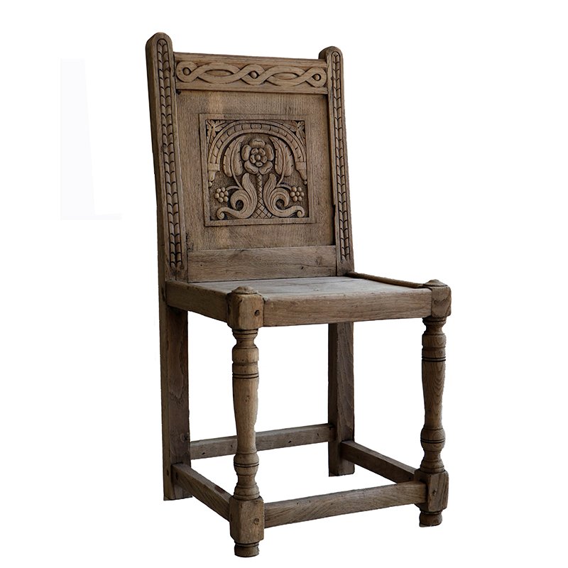 French Bleached Oak Chairs
