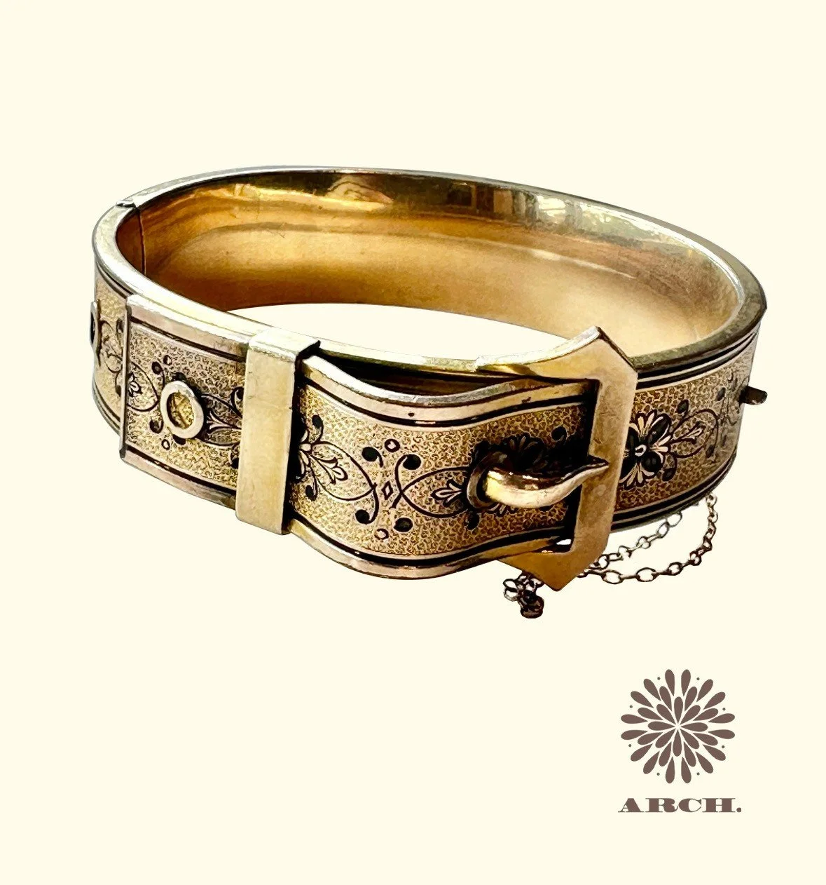Victorian 14k Buckle Bracelet
