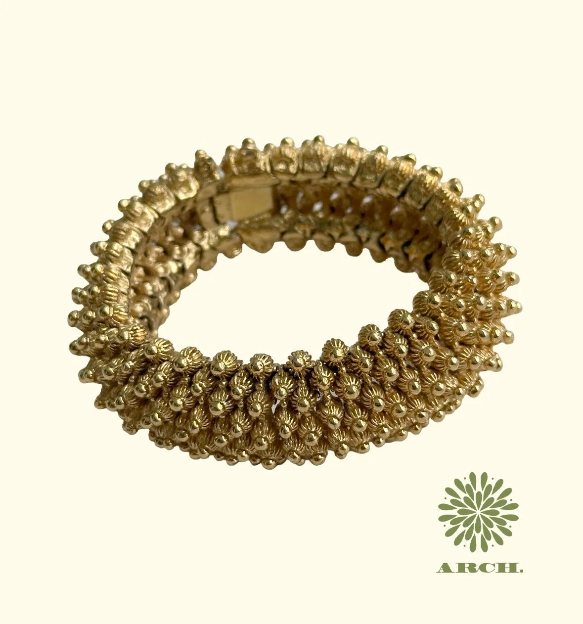 Vintage Panetta Textured Bracelet.jpeg