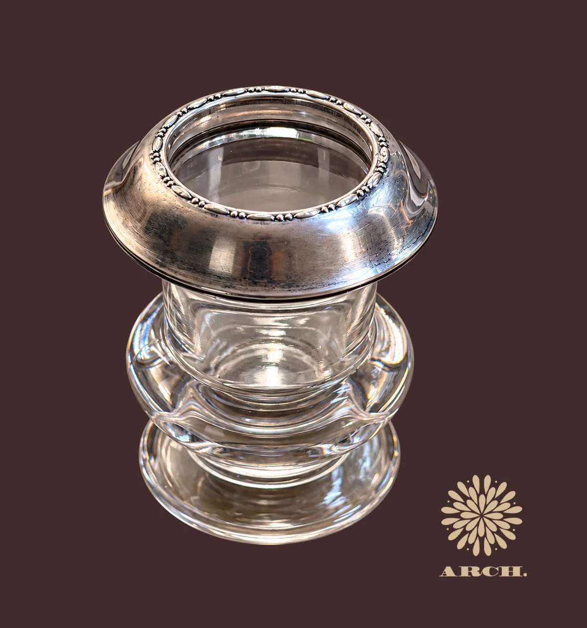 1930s Sterling Match Holder