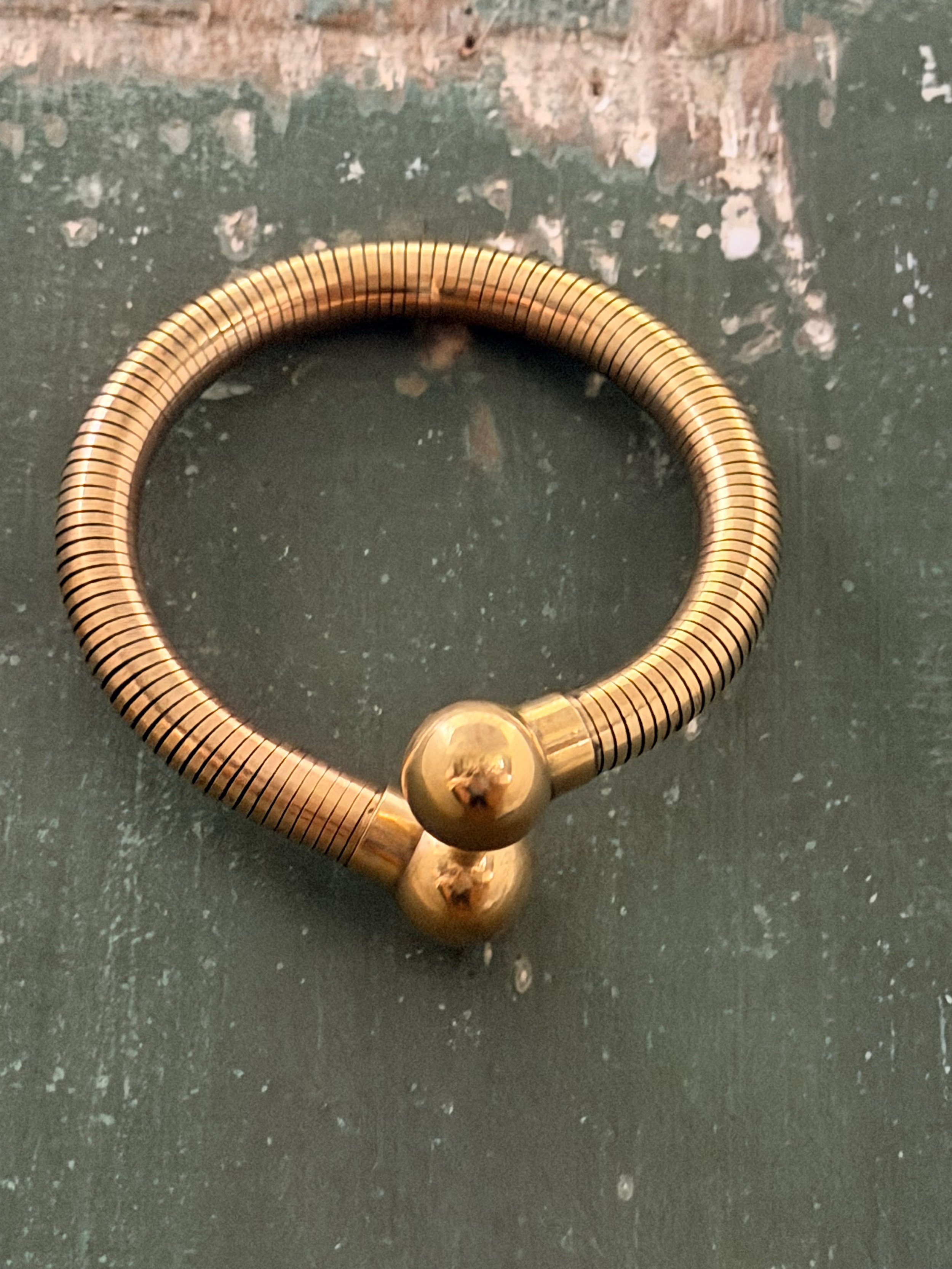 1940s Gold Ball Bracelet