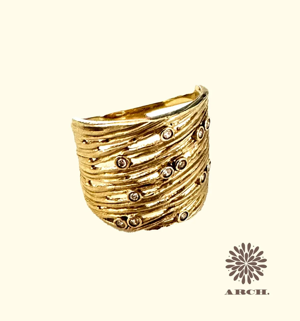 Vintage 14k Gold & Diamond Ring