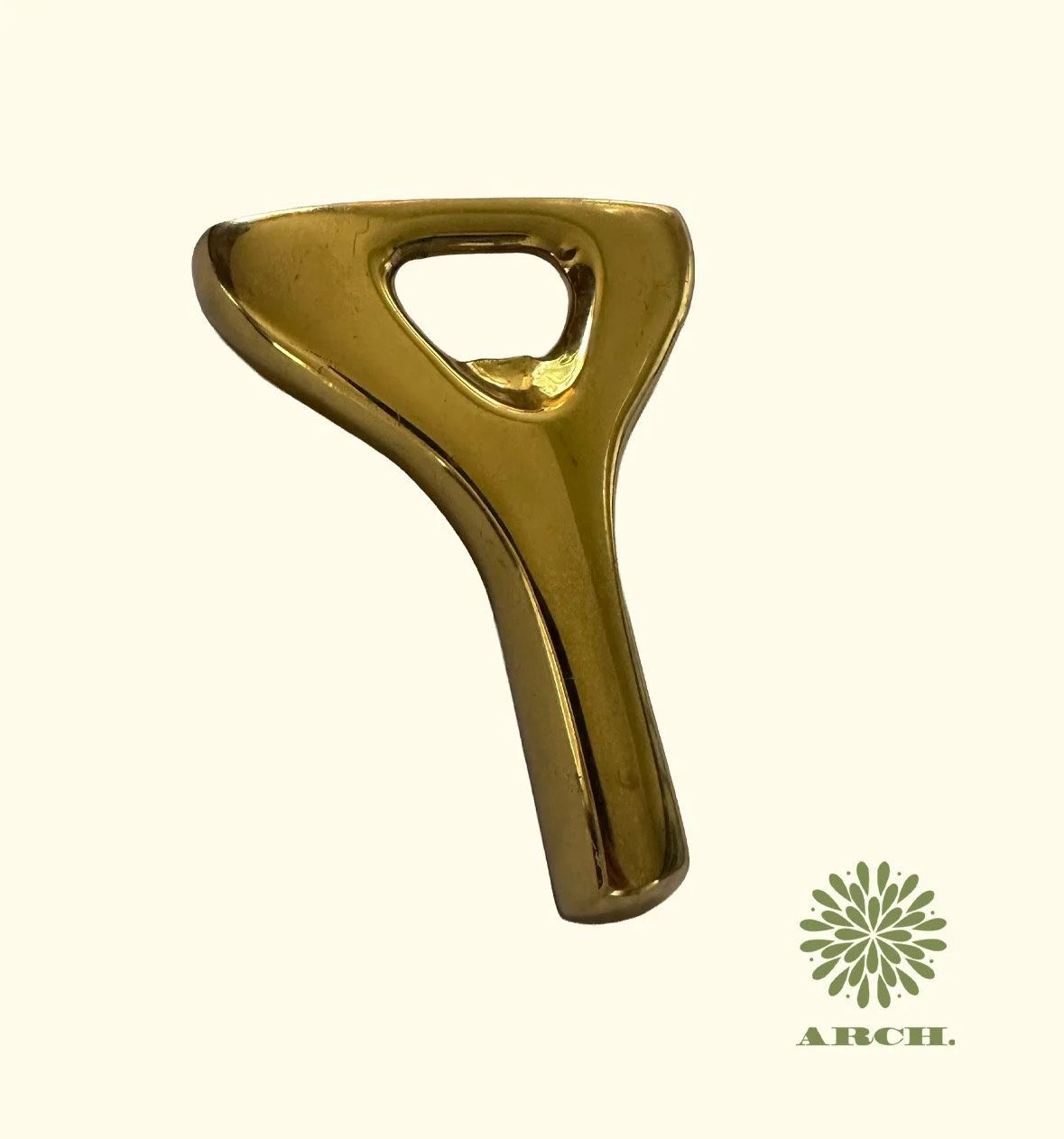 Mid Century Brass Bottle Opener