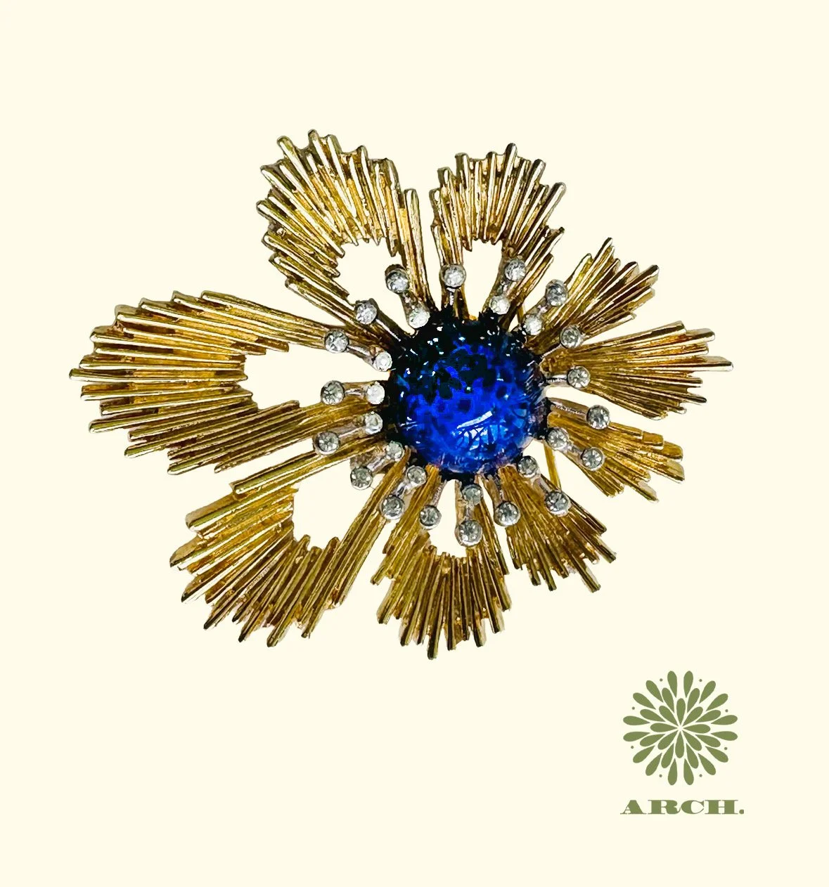 Vintage Jomaz Flower Brooch.jpeg