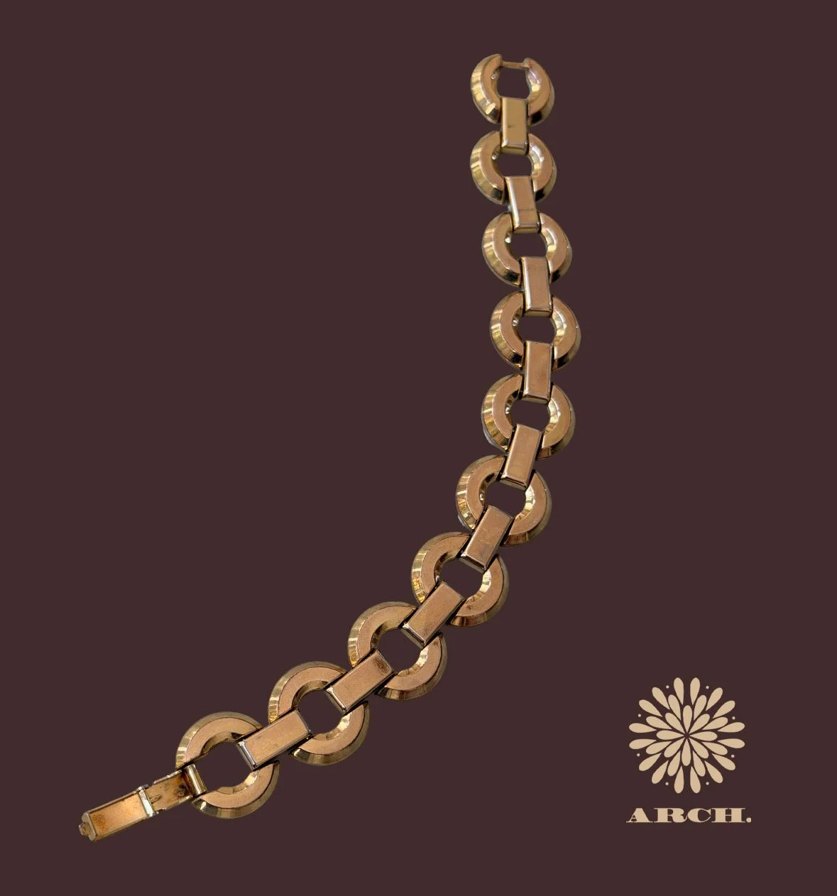 Victorian Gold Filled Link Bracelet