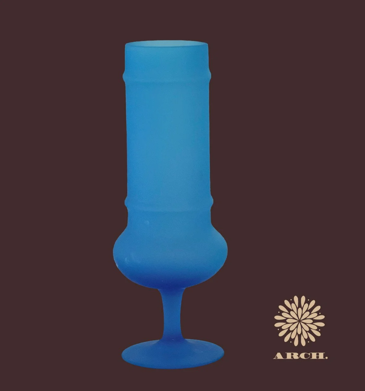 Mid Century Carlo Moretti Satin Glass Vase