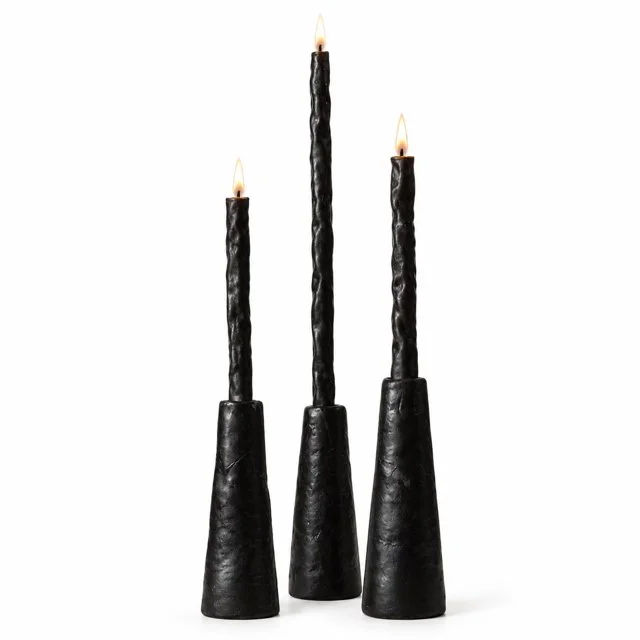 Hand Made Trumpet Candle & Holder