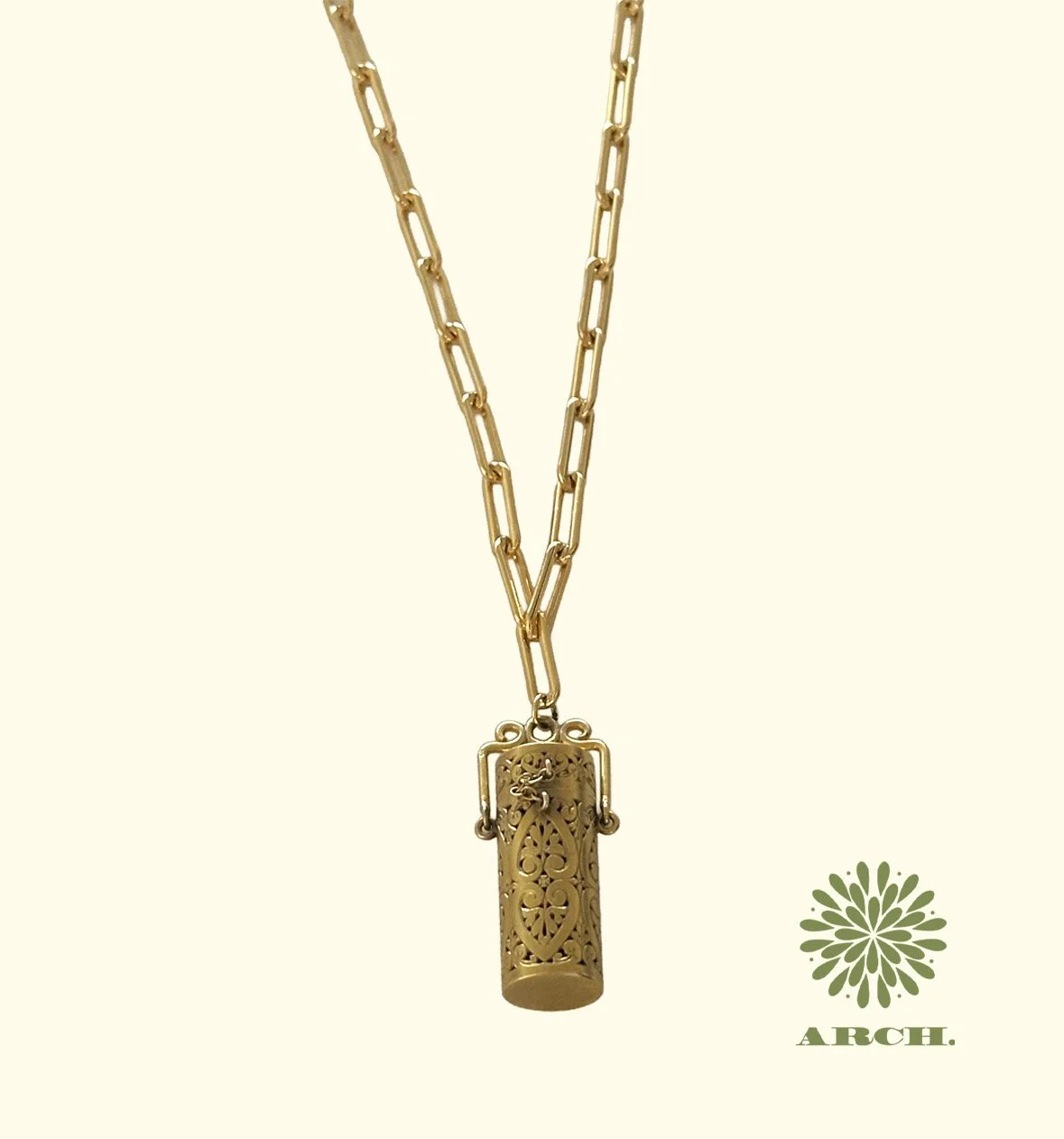 Vintage Perfume Vial Necklace