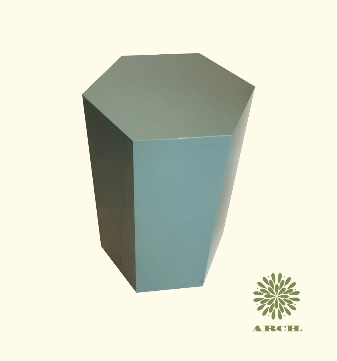 Lacquered Hexagon Table