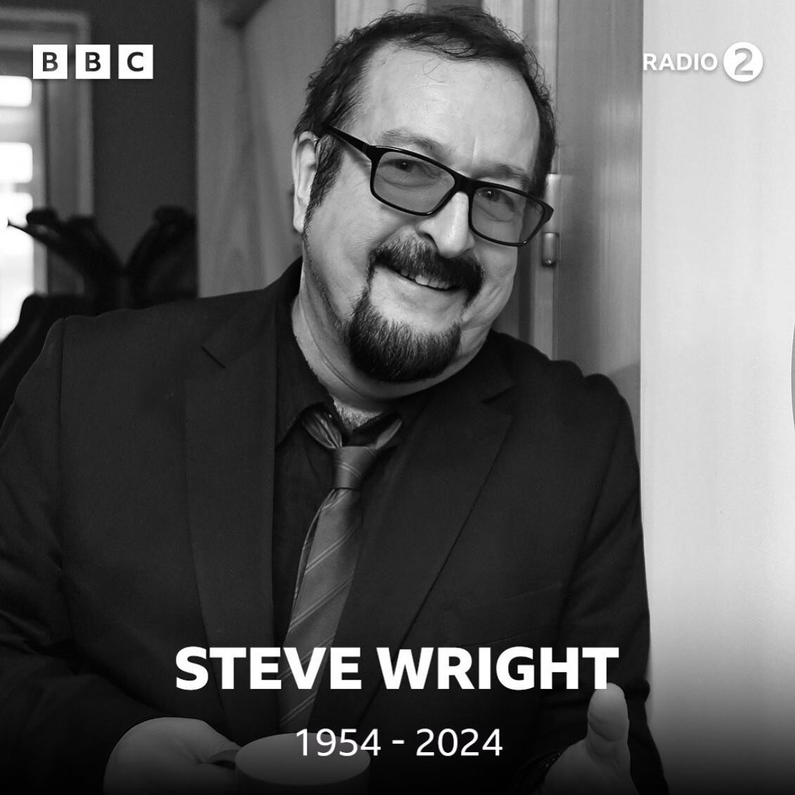 Incredibly sad to hear about the passing of broadcasting legend Steve Wright. 

I listened to him growing up on Radio 1 and when he loved to Radio 2 so did I. 

I was lucky enough to be invited onto his show a few times and it&rsquo;s hard to believe