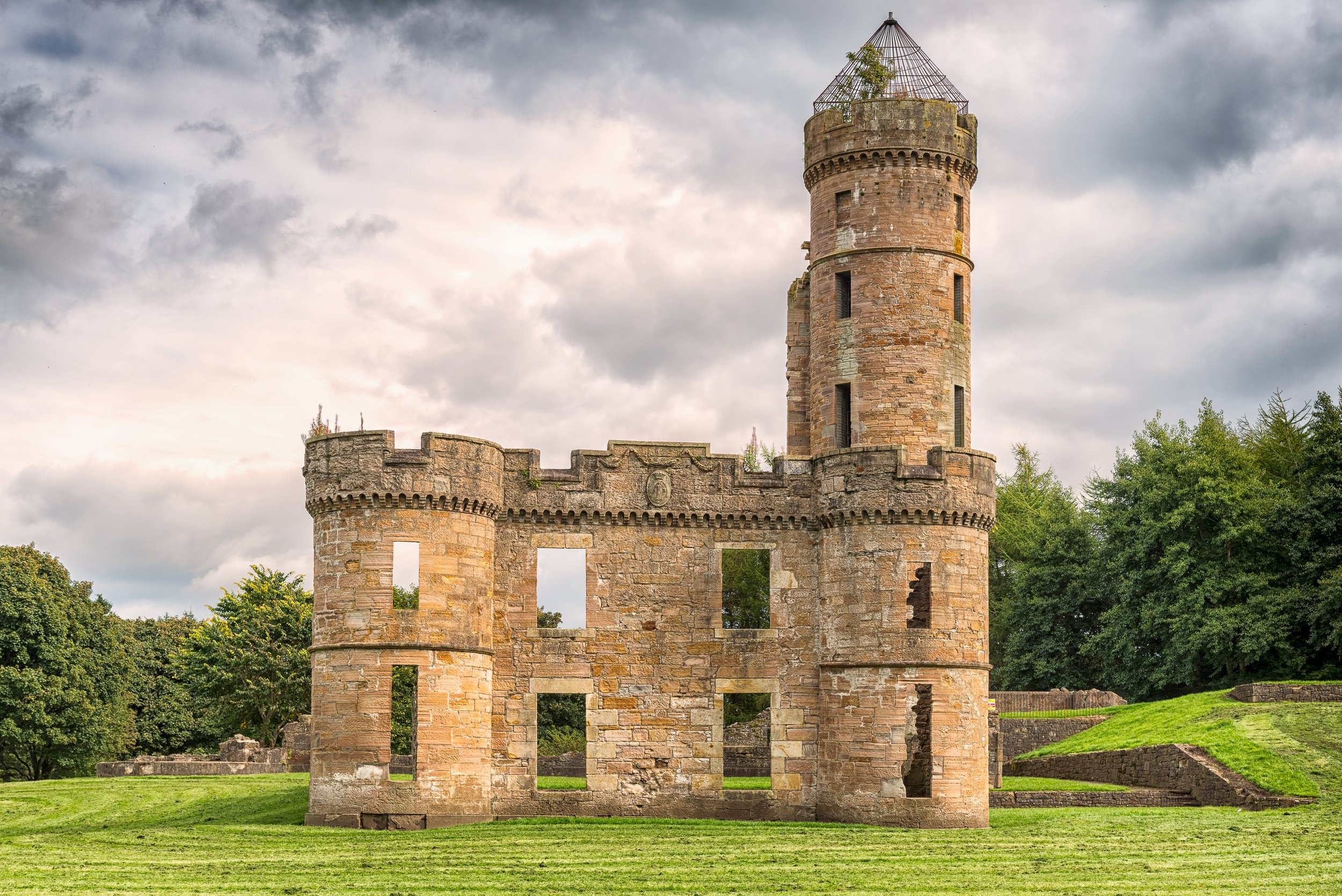 Eglinton castle Scotland in day time.jpg