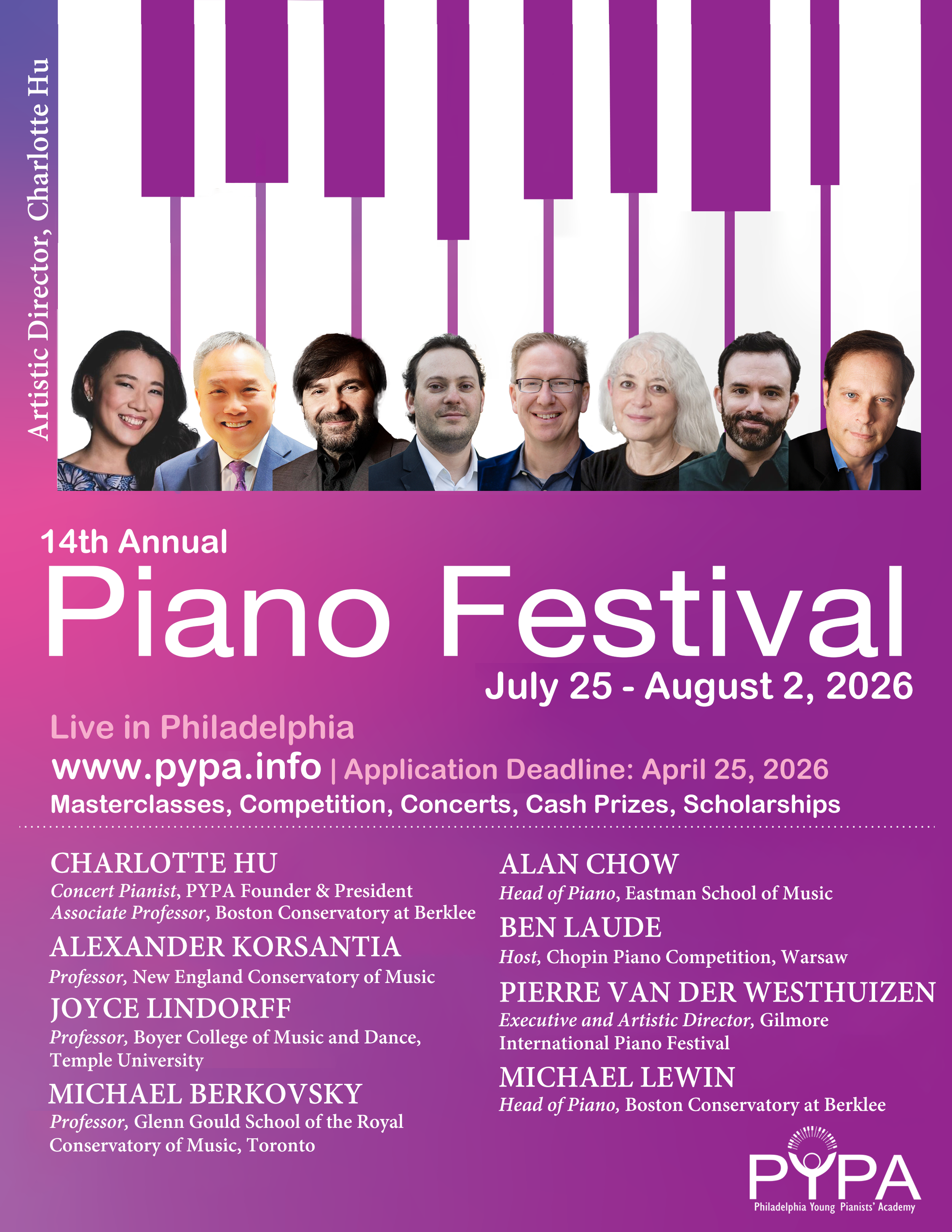 14th PYPA Piano Festival, Philadelphia