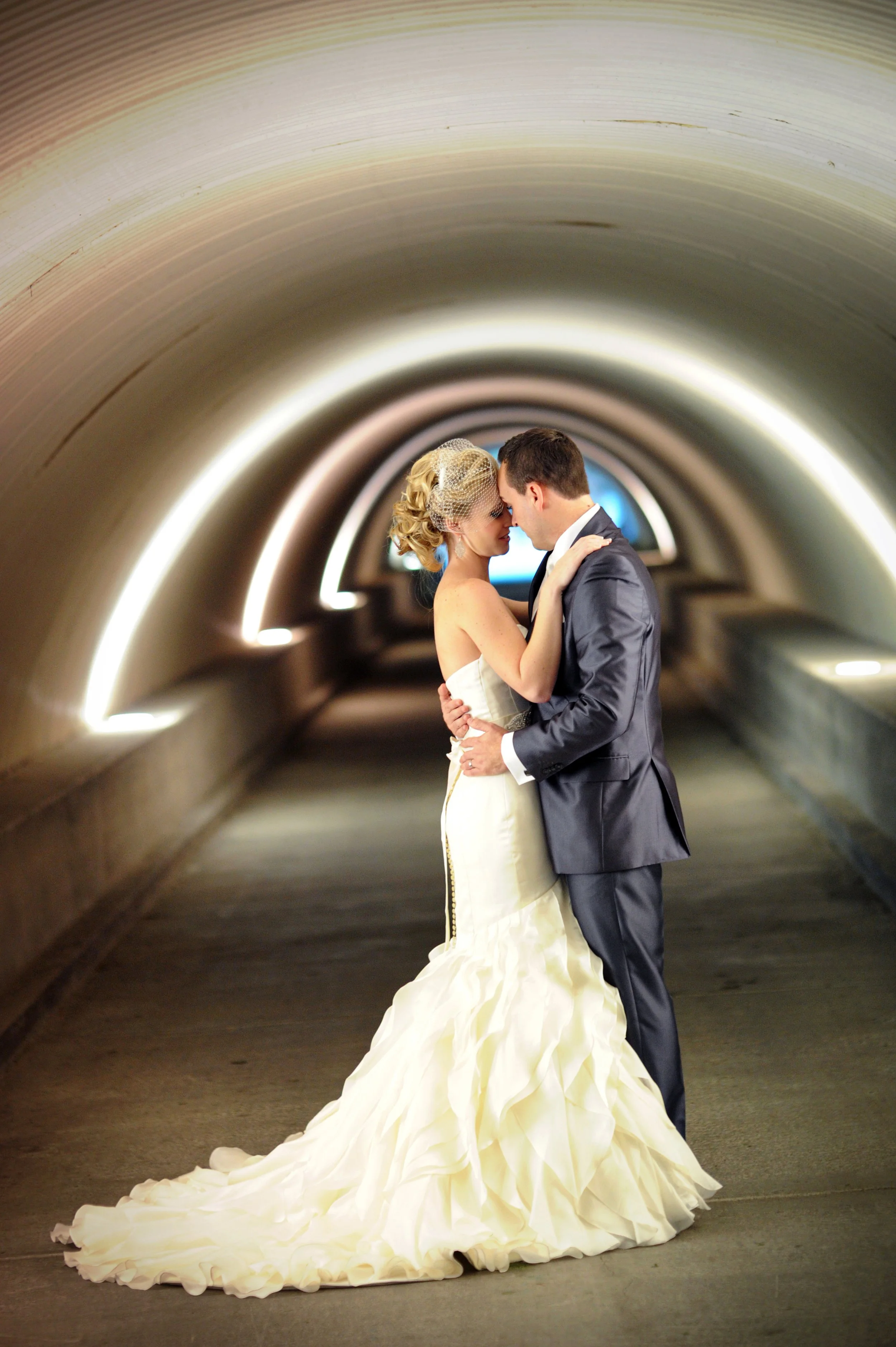 Ashlee Espinosa and her husband Tim on their wedding day