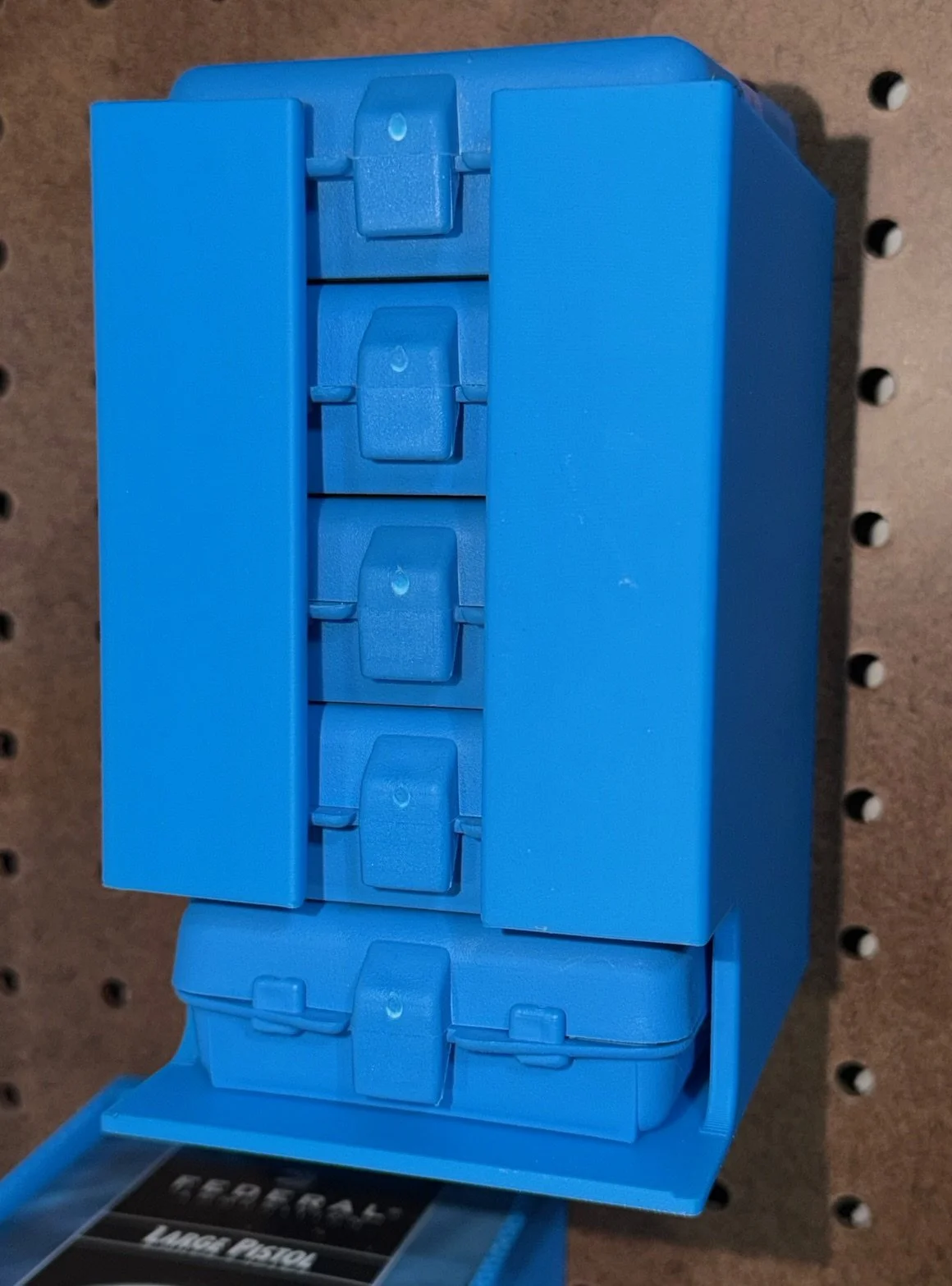A loaded Dillon 550 Caliber Conversion 5 Kit Holder