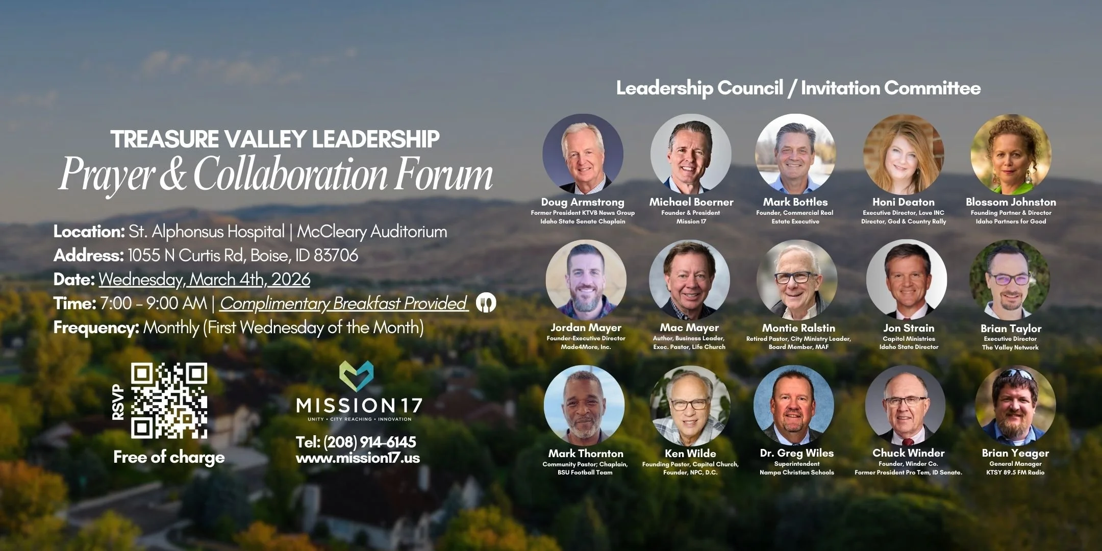 MAR. 2026 - Prayer &amp; Collaboration forum