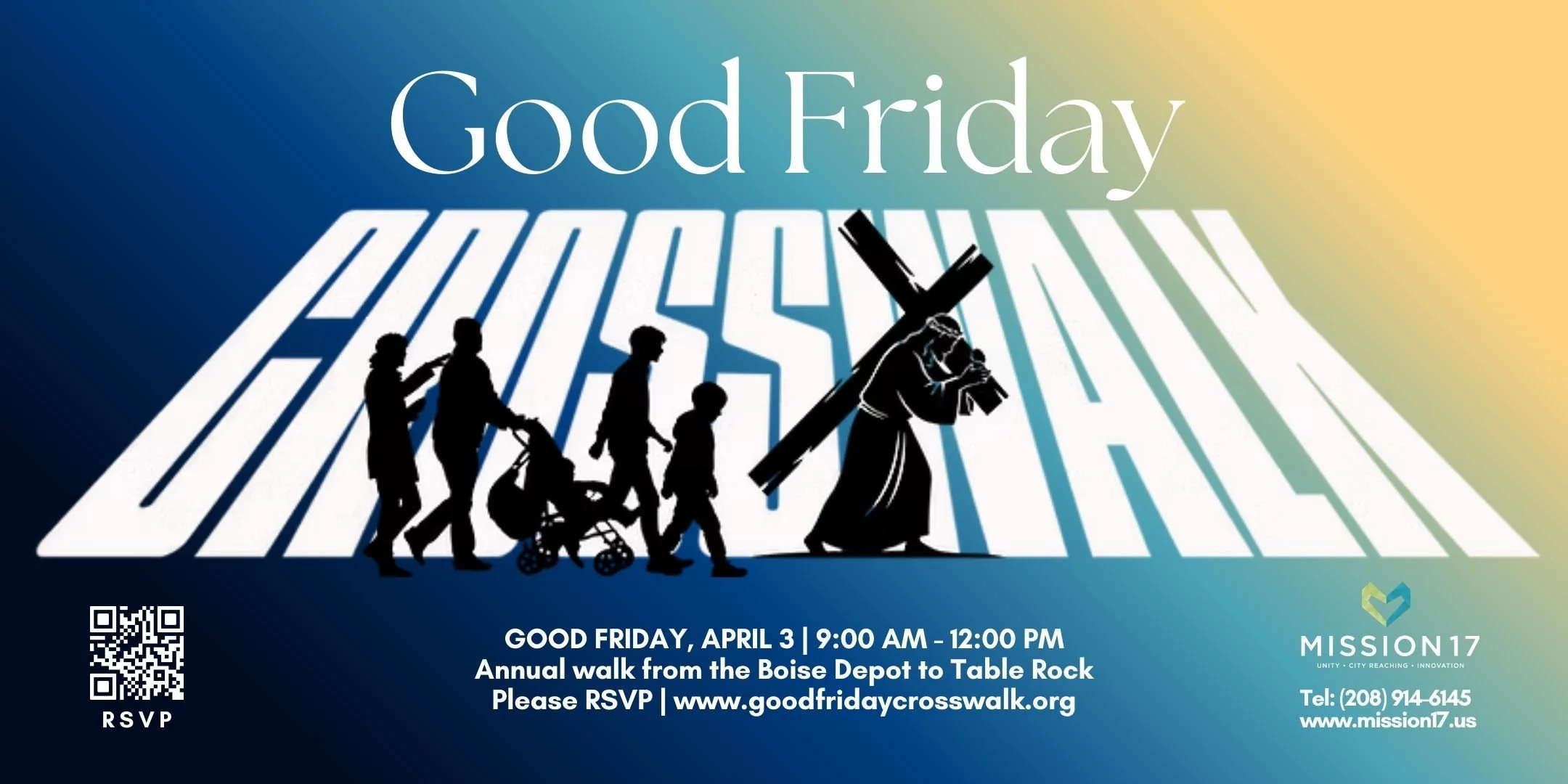 Good Friday Cross Walk - Boise Depot to table rock