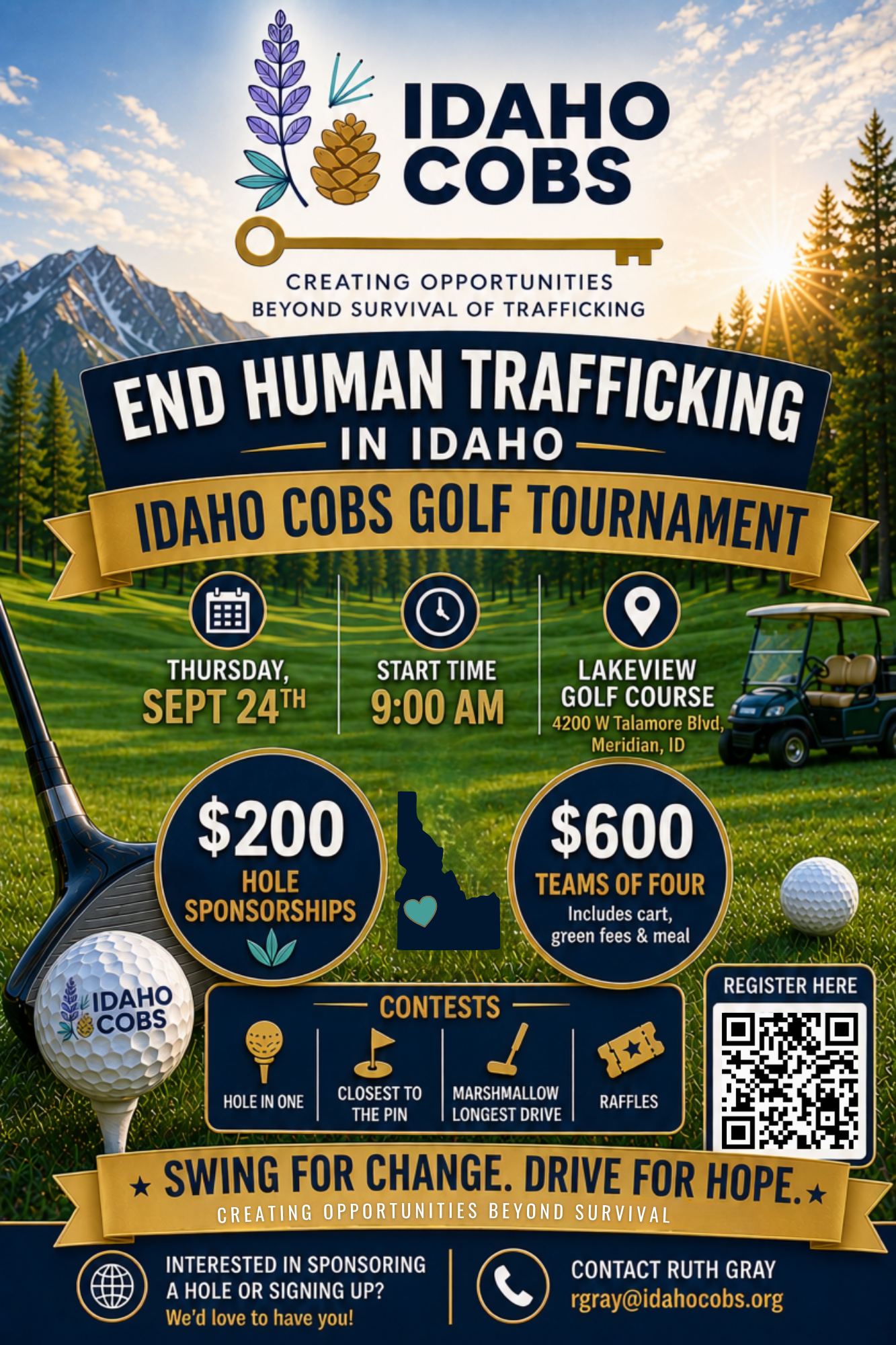 Idaho C.O.B.S. Golf Tournament Fundraiser
