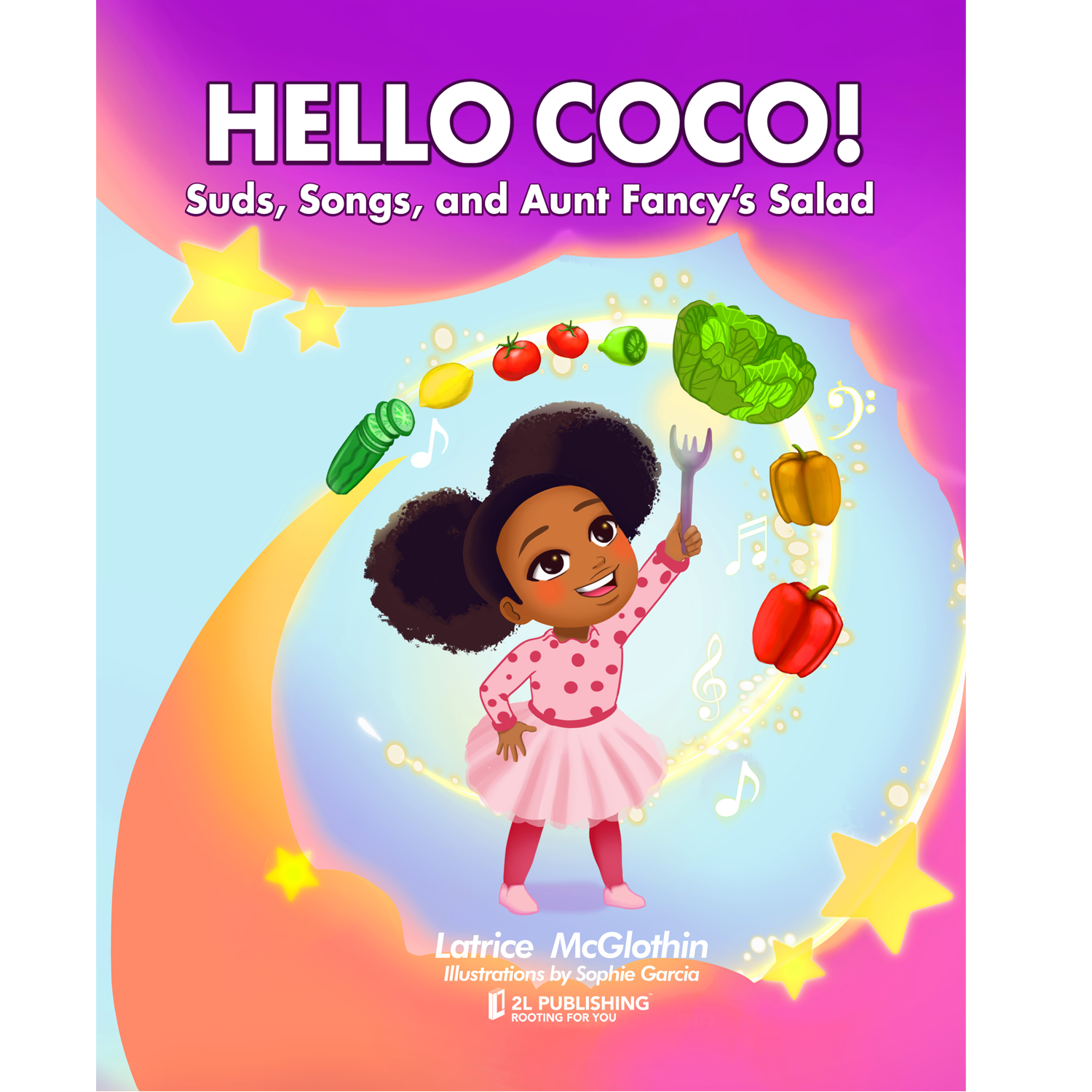 Hello Coco! Suds, Songs, and Aunt Fancy's Salad - hard copy (English)
