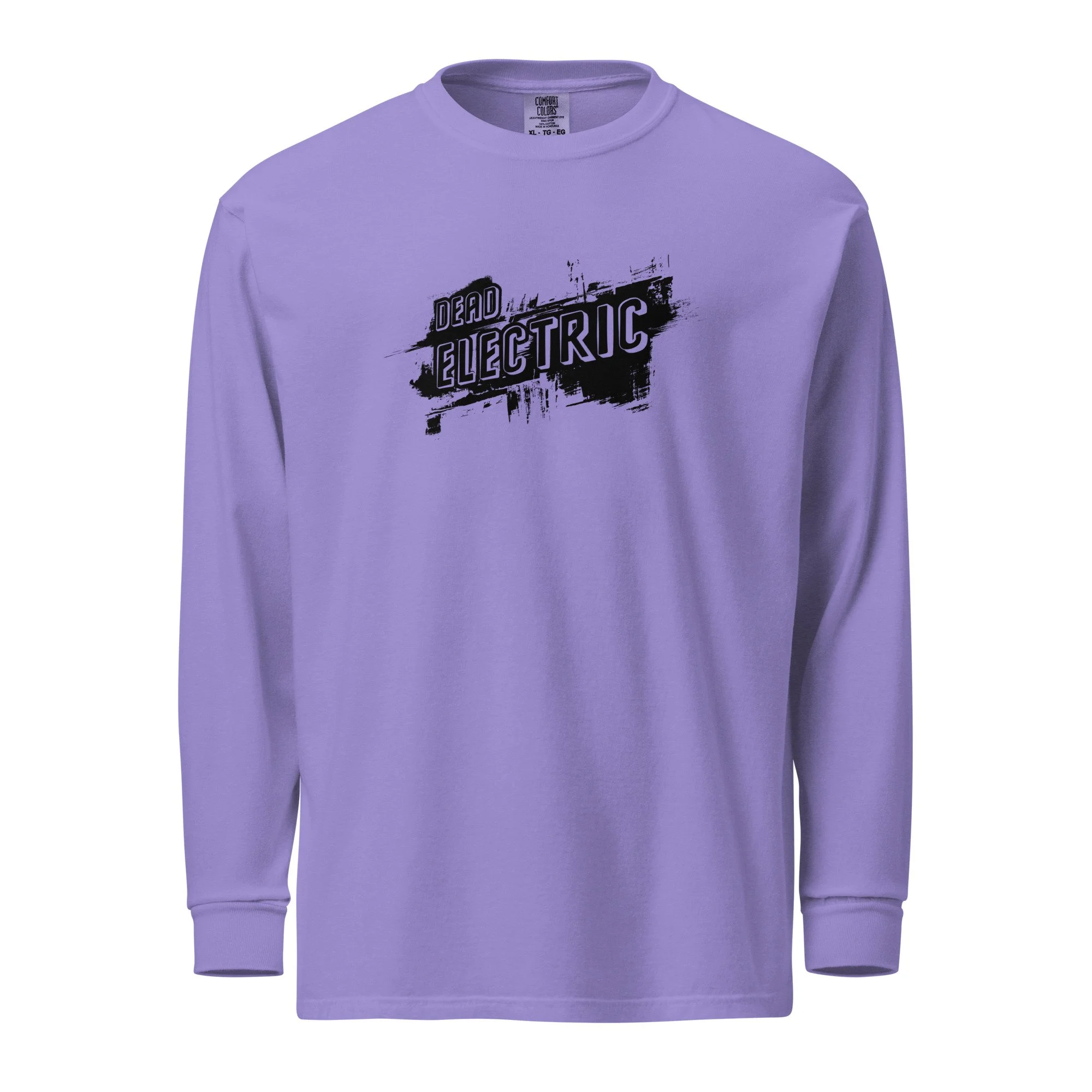 Garment-dyed heavyweight long-sleeve shirt