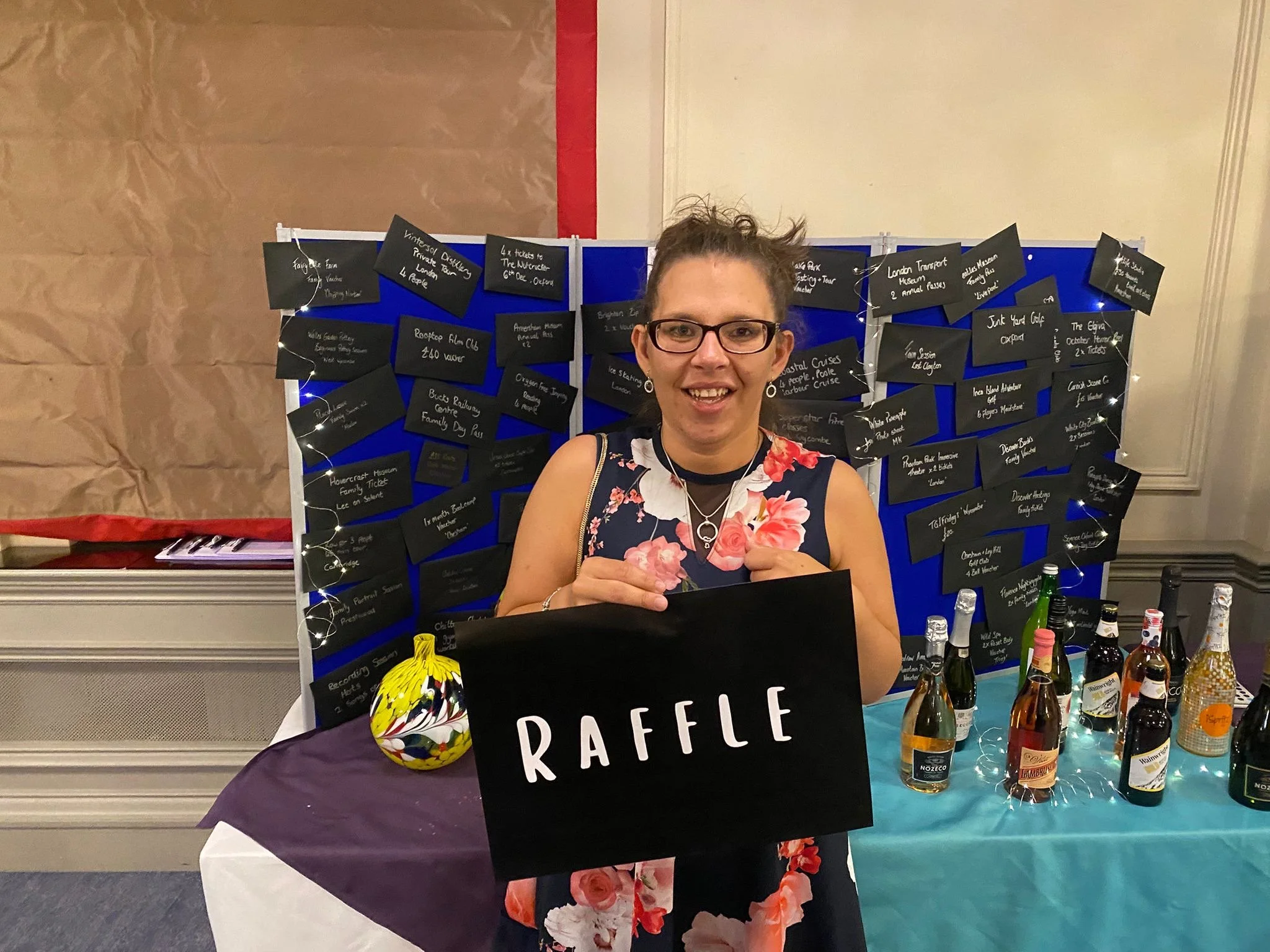 🎉 Huge shoutout to our amazing member Beth! She sourced over 60 raffle prizes for the Gala 👏 
Here she is with the incredible haul of vouchers she secured. Your hard work made a huge difference&mdash;thank you Beth! 🙌