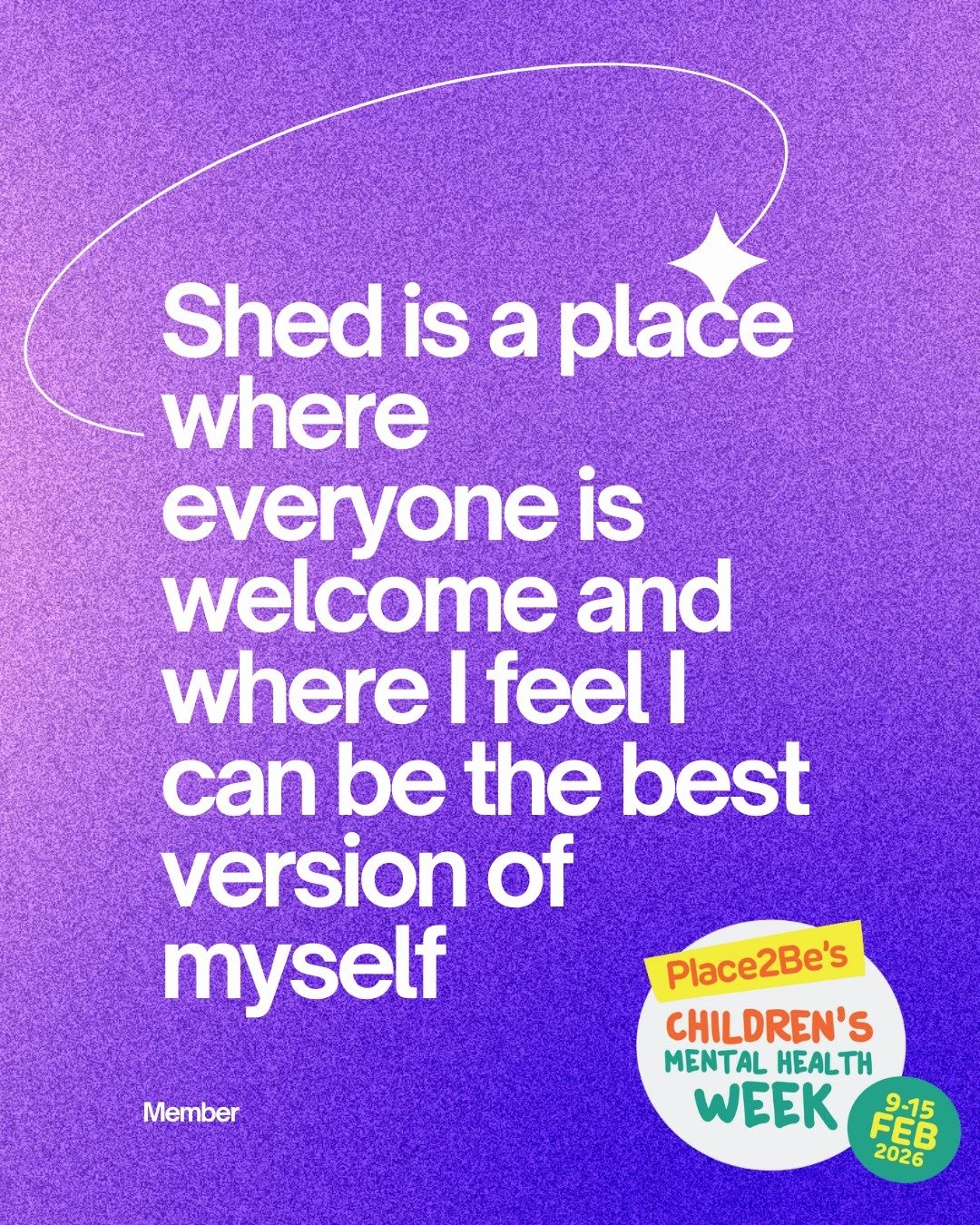 💜 Children&rsquo;s Mental Health Week 💜

"Belonging helps us become our best selves.&rdquo; 

This Children&rsquo;s Mental Health Week, we&rsquo;re celebrating the importance of having a place to be &mdash; somewhere every child feels safe, va