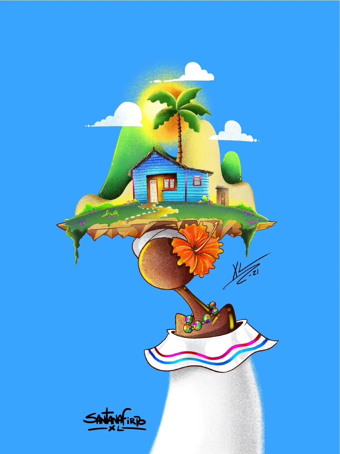 Digital Illustration_Llevo la Vainita - Digital Illustration.webp