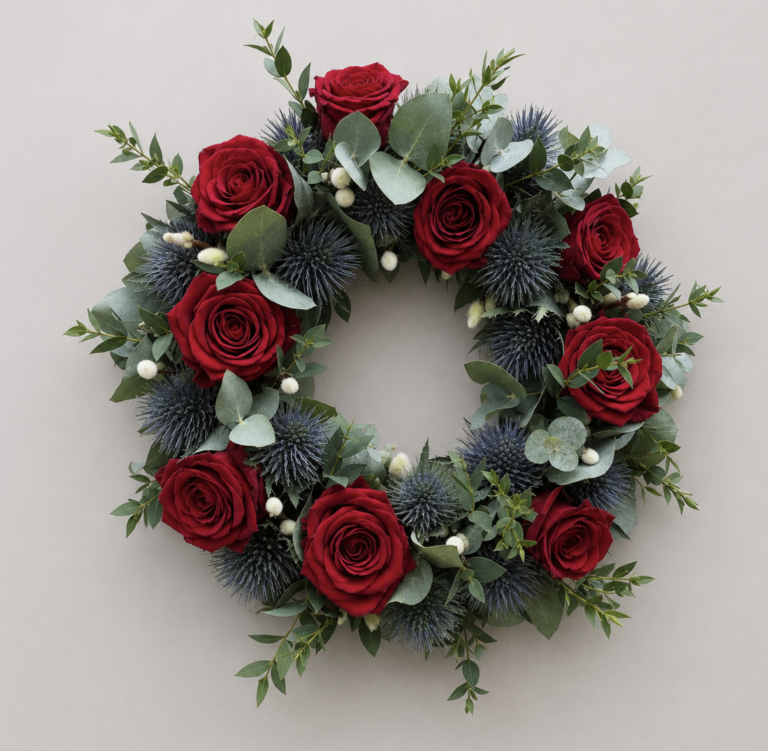 The Red Rose Tribute Wreath