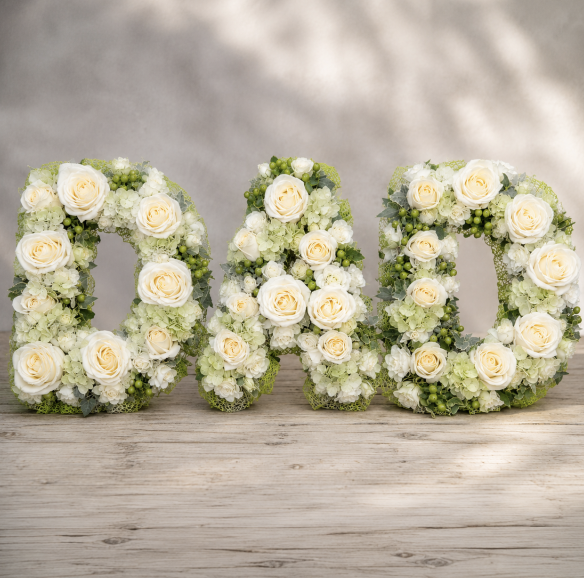 Classic Ivory Letter Tribute- Customisable