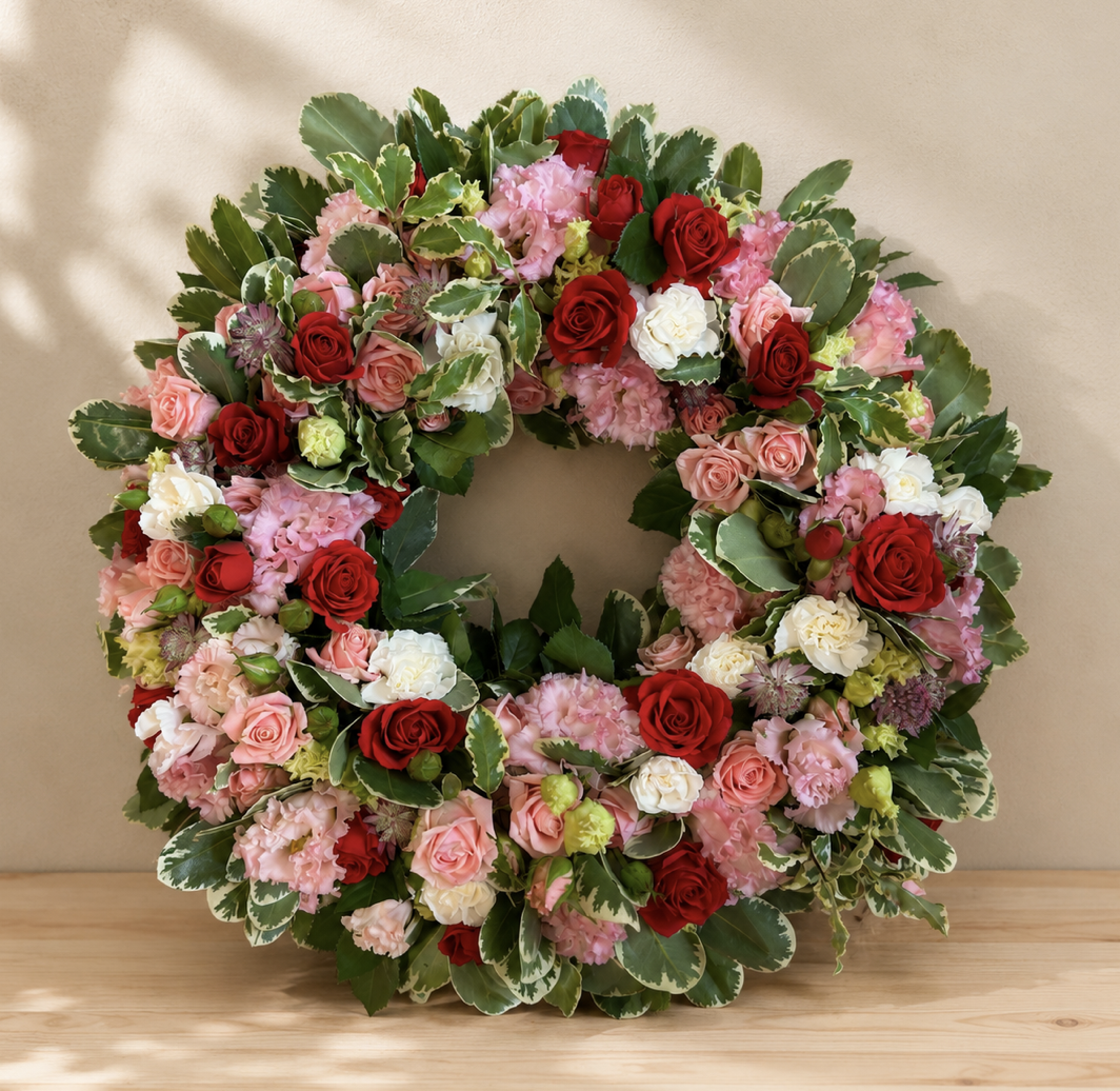 The Ruby & Blush Tribute Wreath