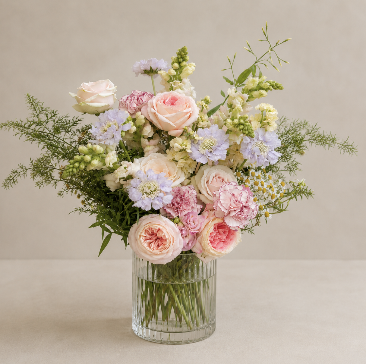Pastel Dream Floral Vase