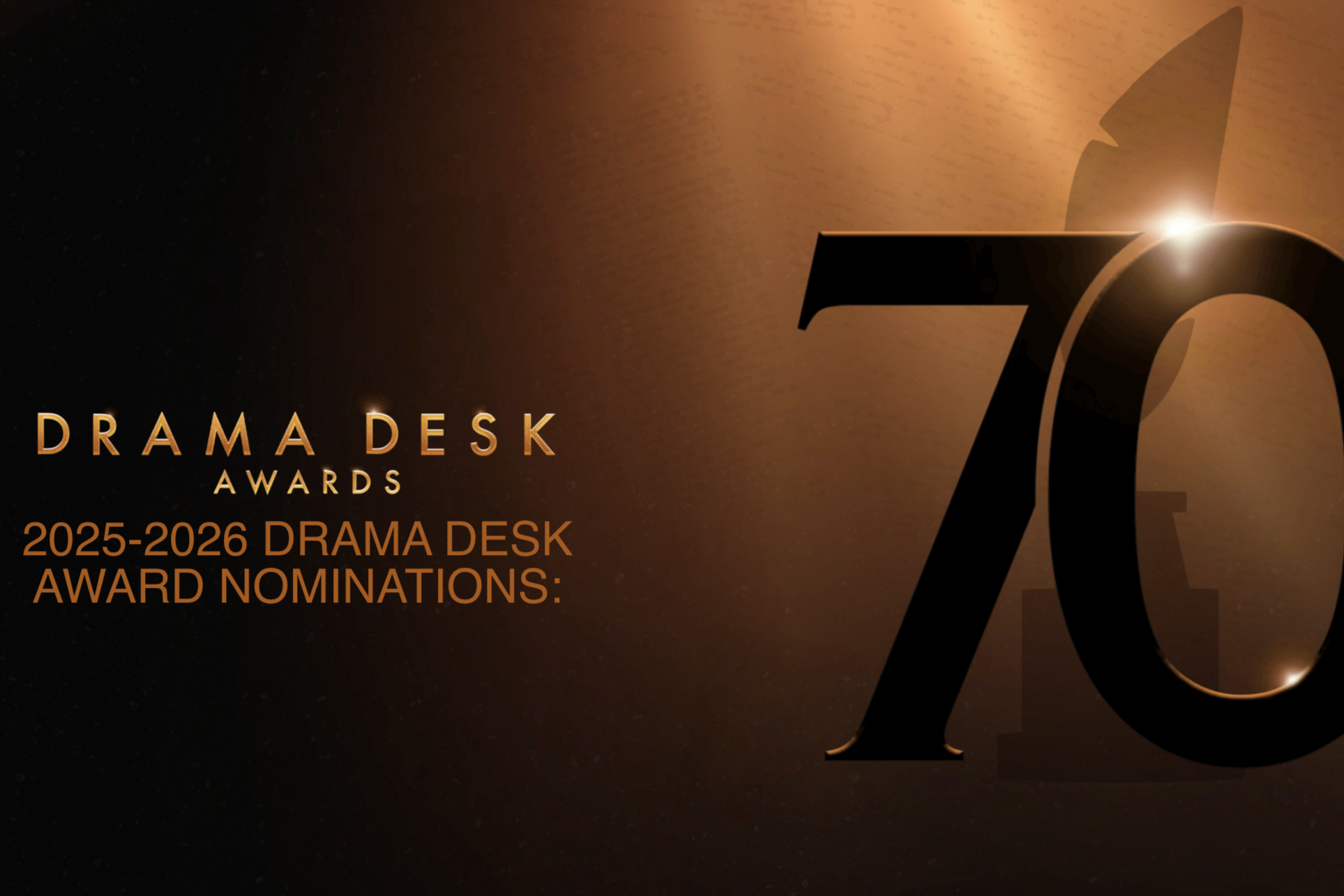Drama Desk Awards 2026