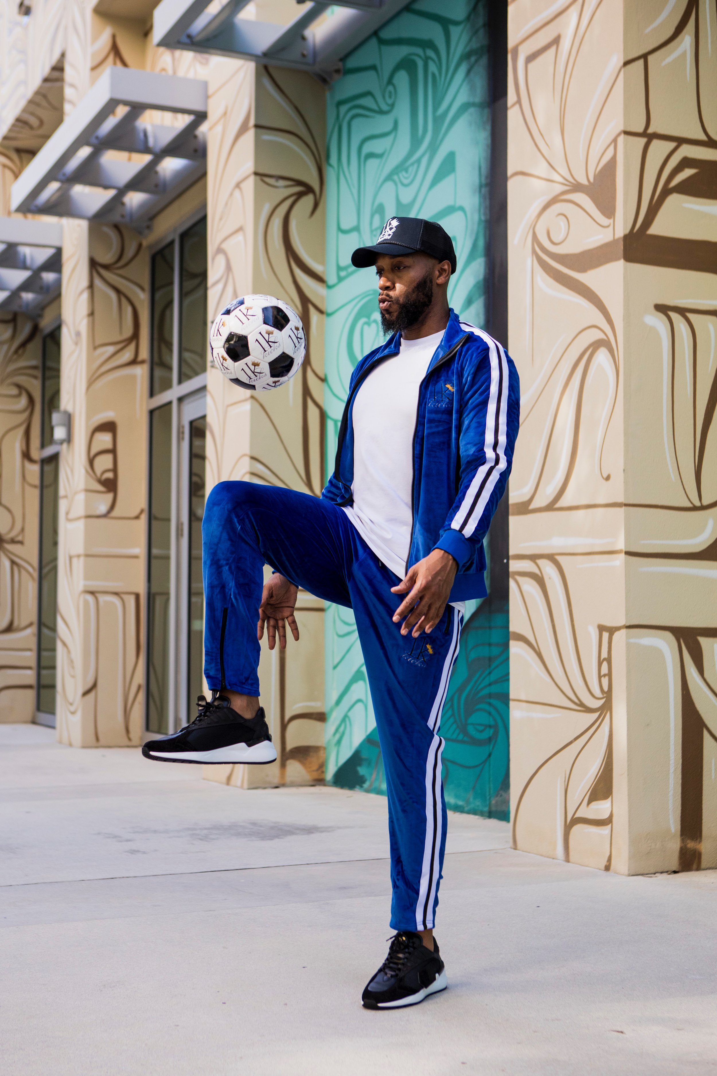 Blue Suede Tracksuit