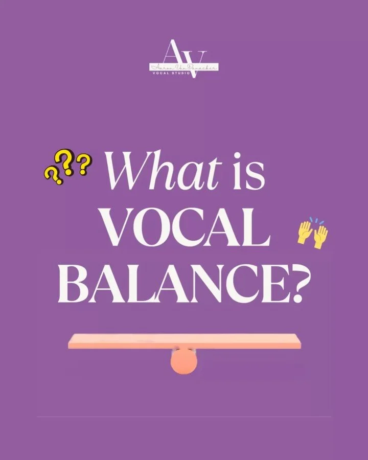 Want your voice to feel easy and free when you sing? It’s all about BALANCE! ⚖️ The three areas of your voice need to work together:
✅ Respiration (air, breath)
✅ Phonation (vocal folds coming together)
✅ Resonation (the shape of the vocal tr